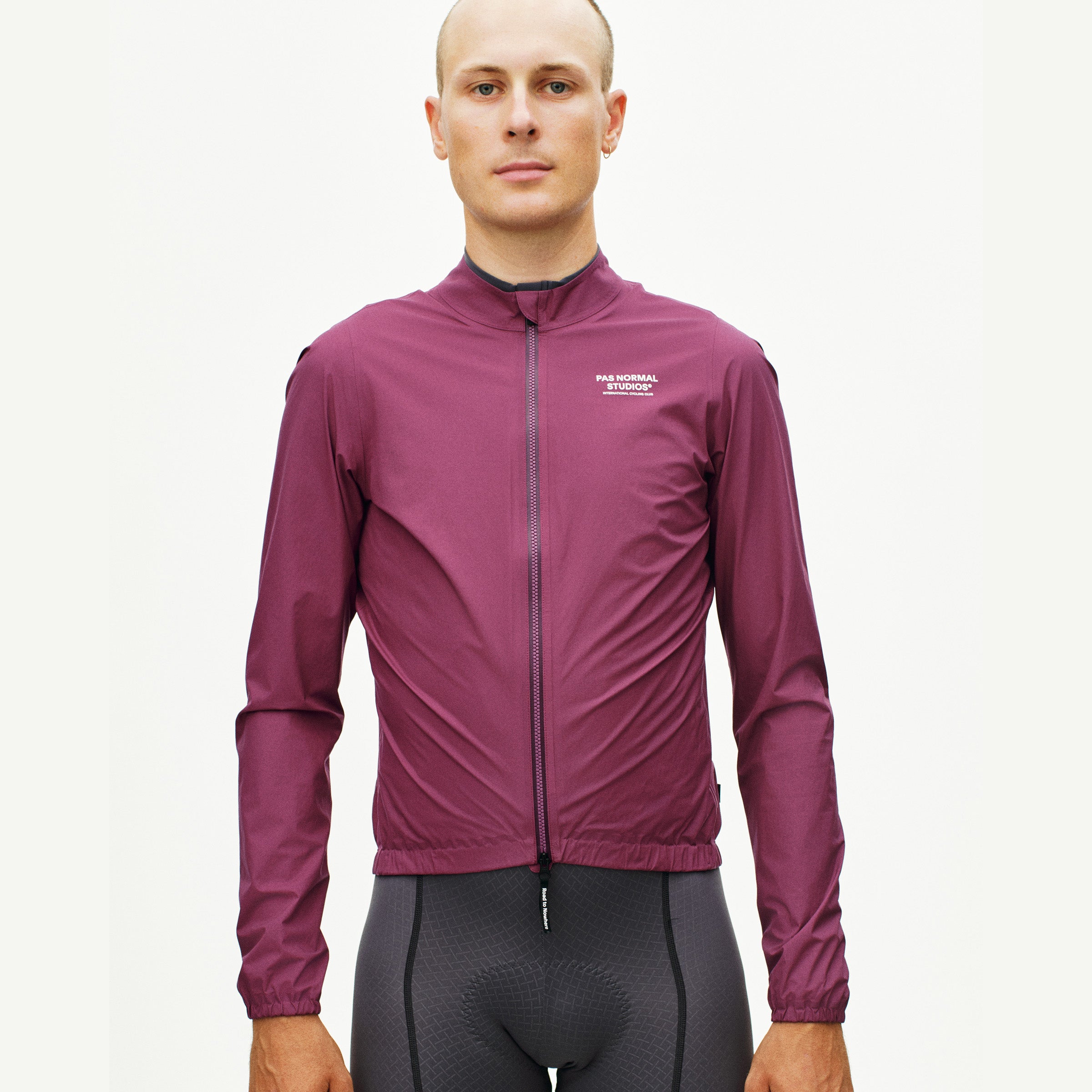 Men's Mechanism Rain Jacket - Plum