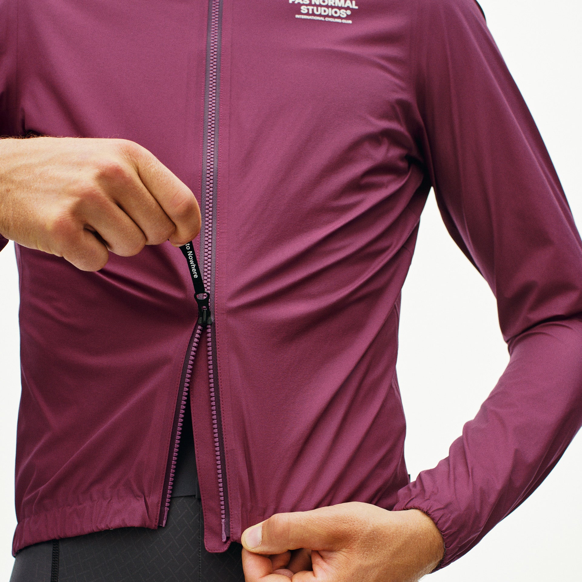 Men's Mechanism Rain Jacket - Plum