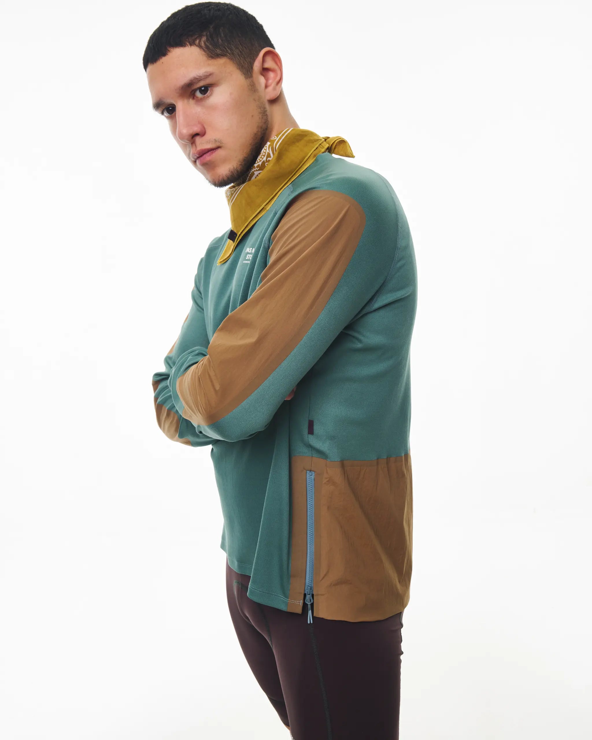Men's Escapism Technical Long Sleeve T-Shirt - Dusty Teal