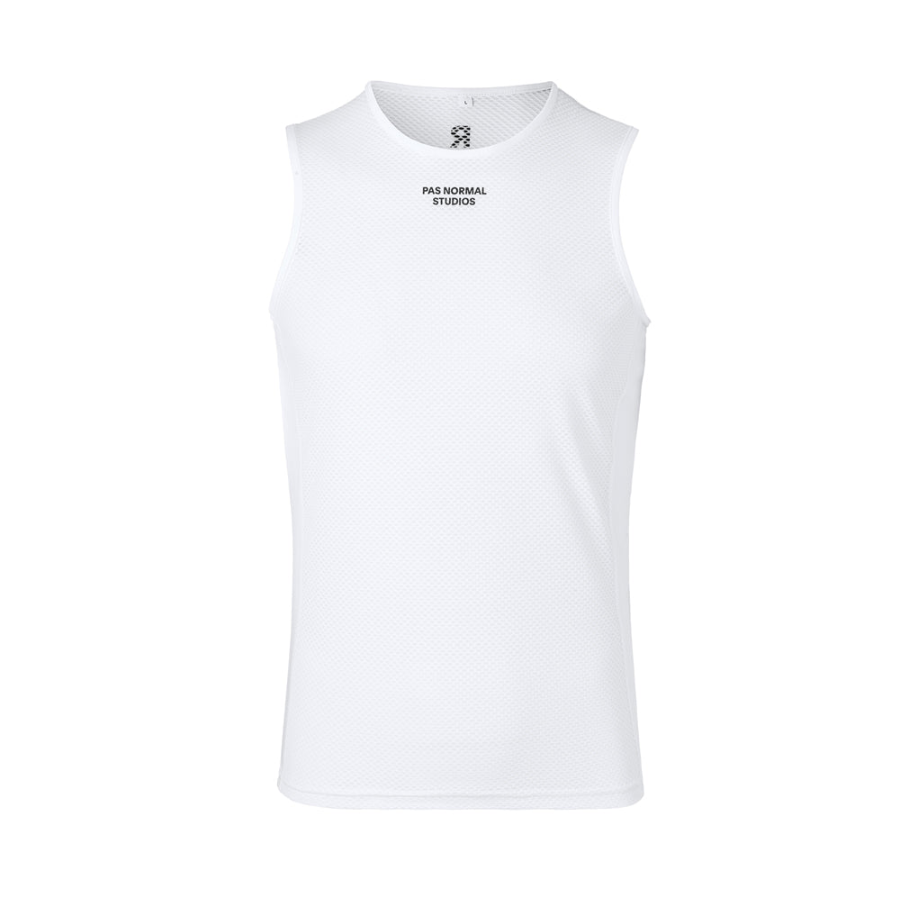 Men's Sleeveless Baselayer - White