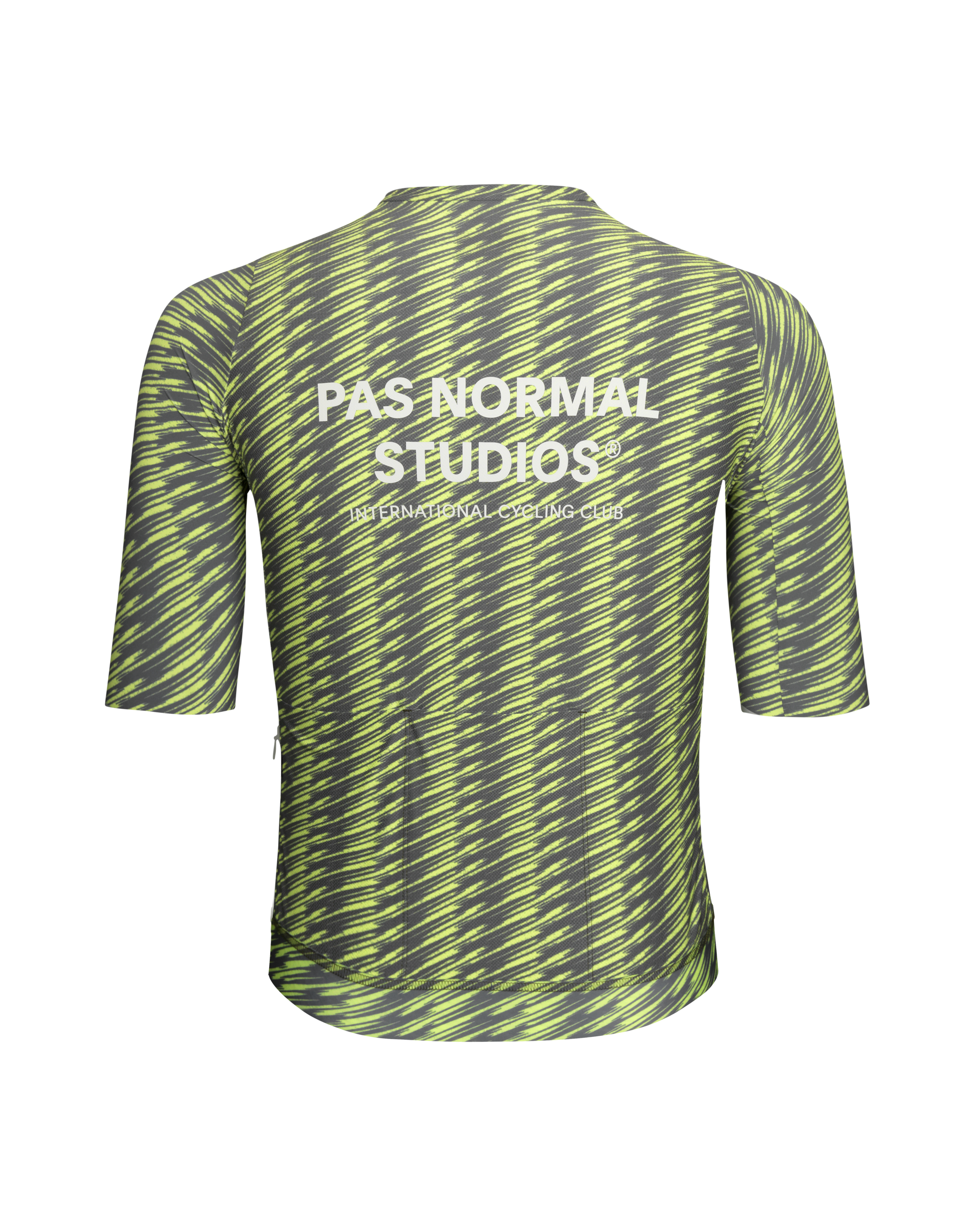 Men's Solitude Jersey - Dark Moss / Lime Green