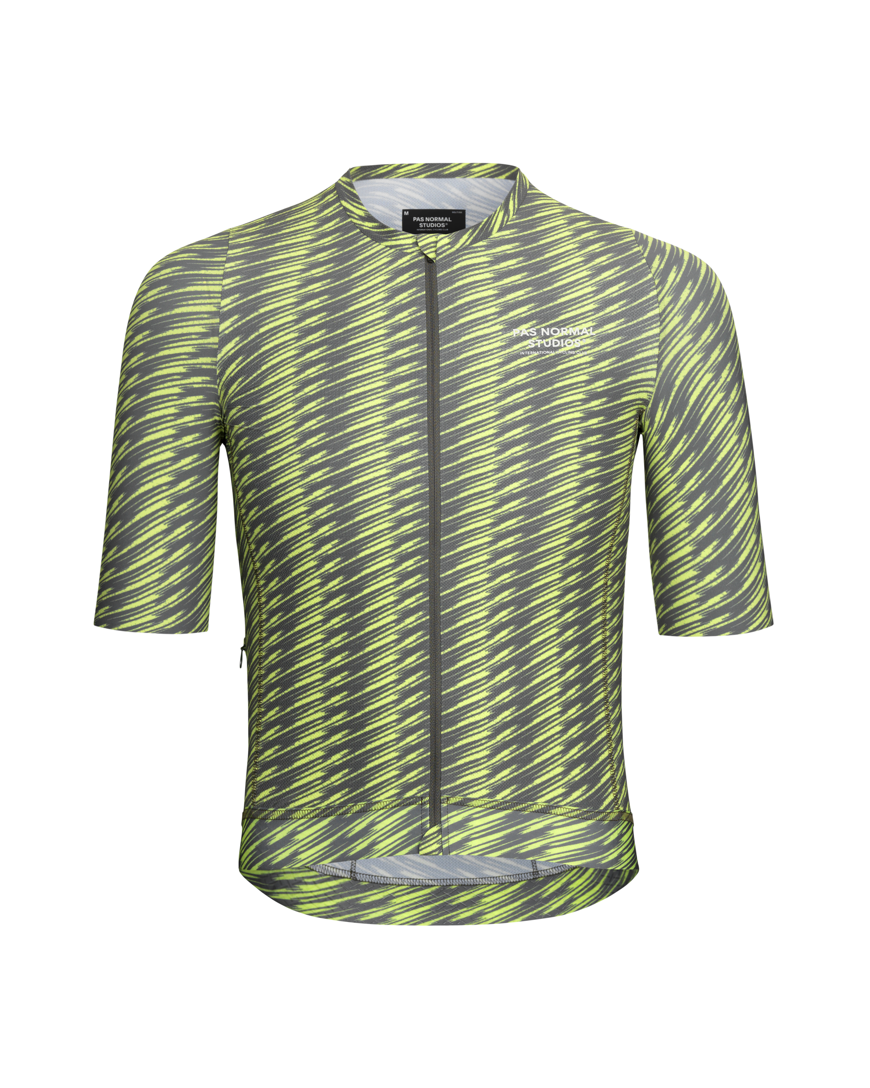 Men's Solitude Jersey - Dark Moss / Lime Green