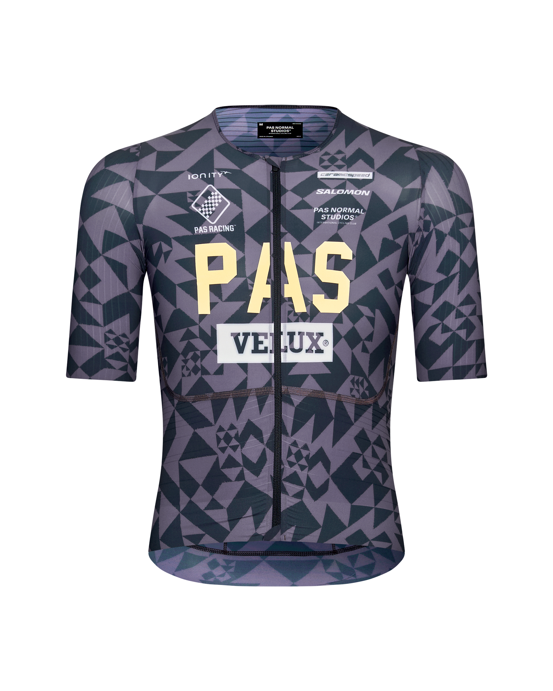 Men's PAS Racing Mechanism Pro Jersey - AOP Origami Grey
