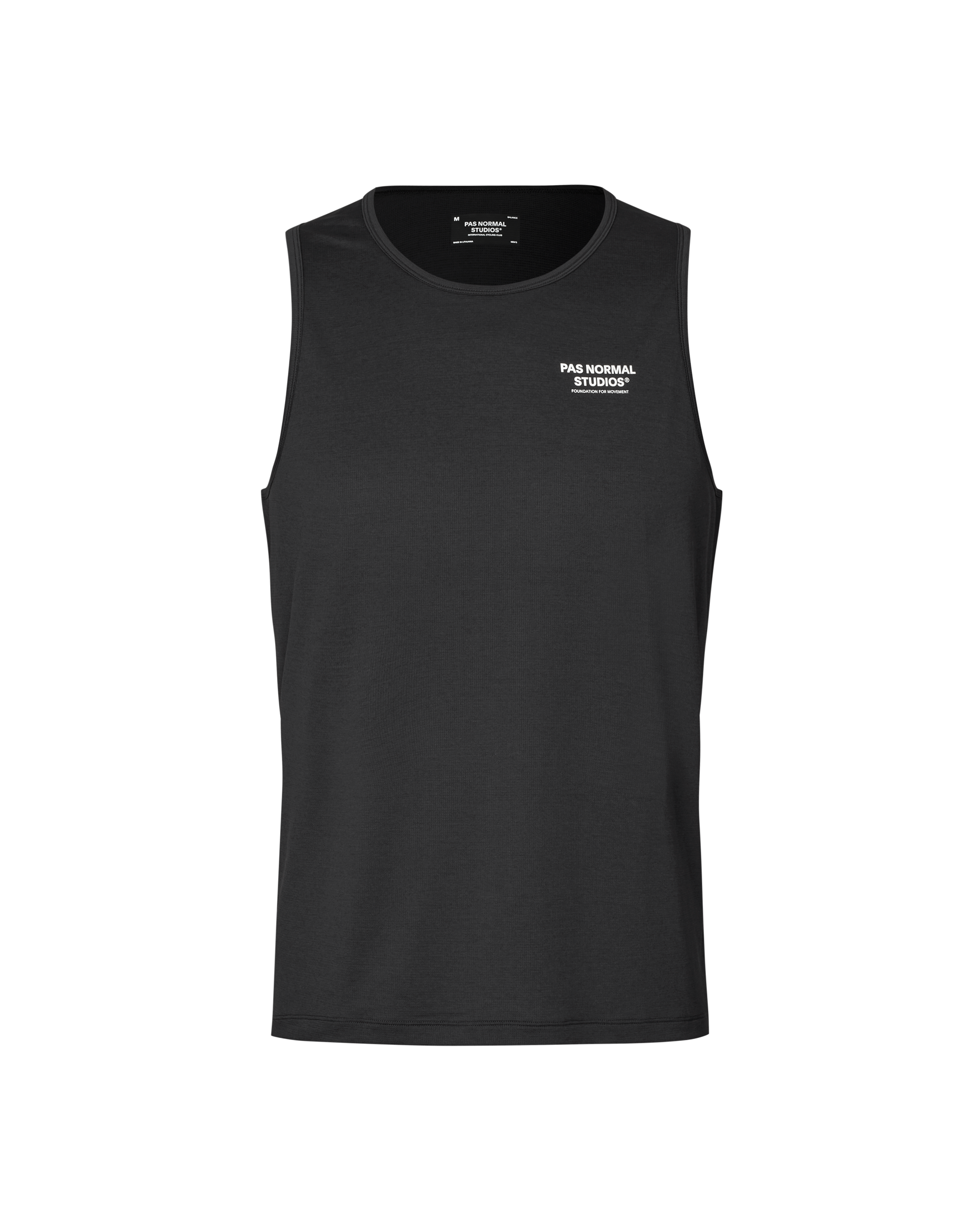 Men's Balance Singlet - Black