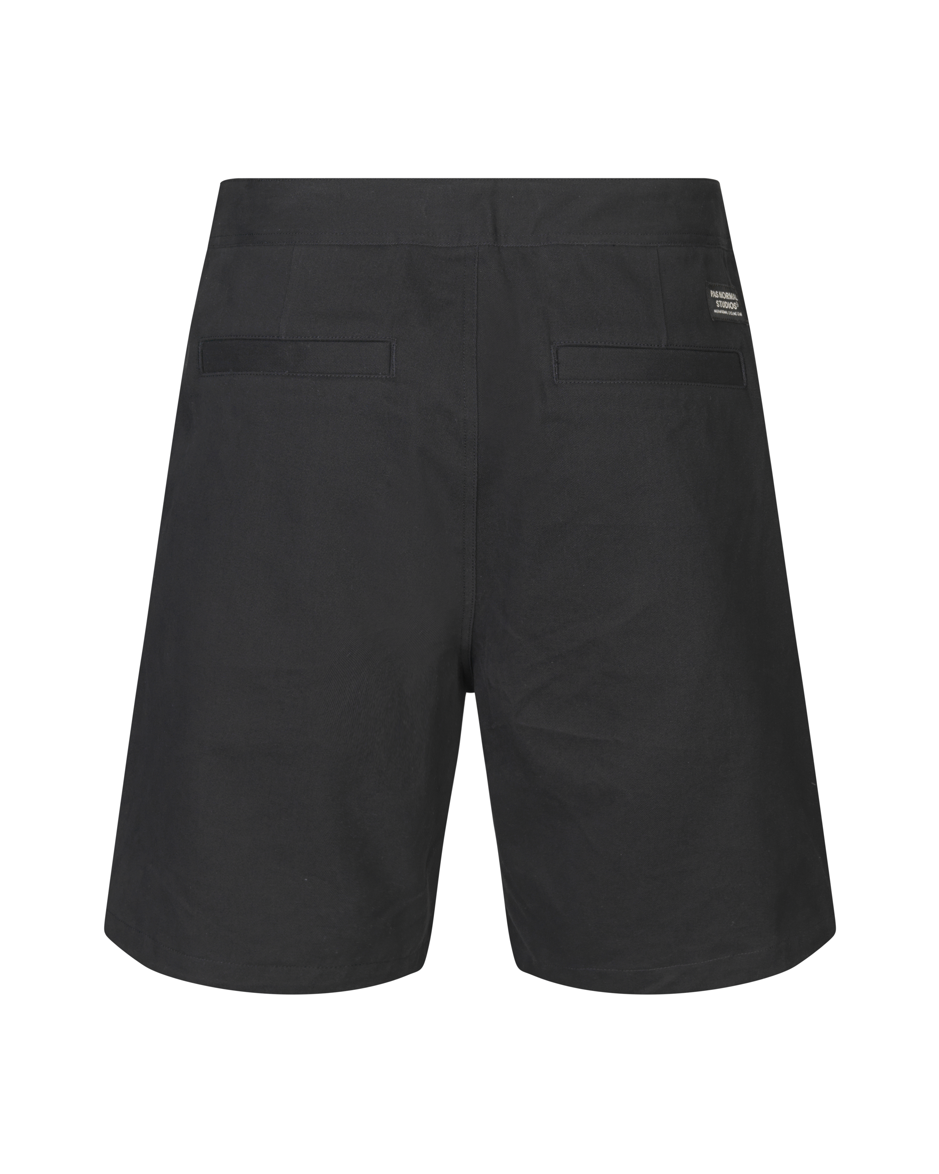 Off-Race Cotton Twill Shorts - Black