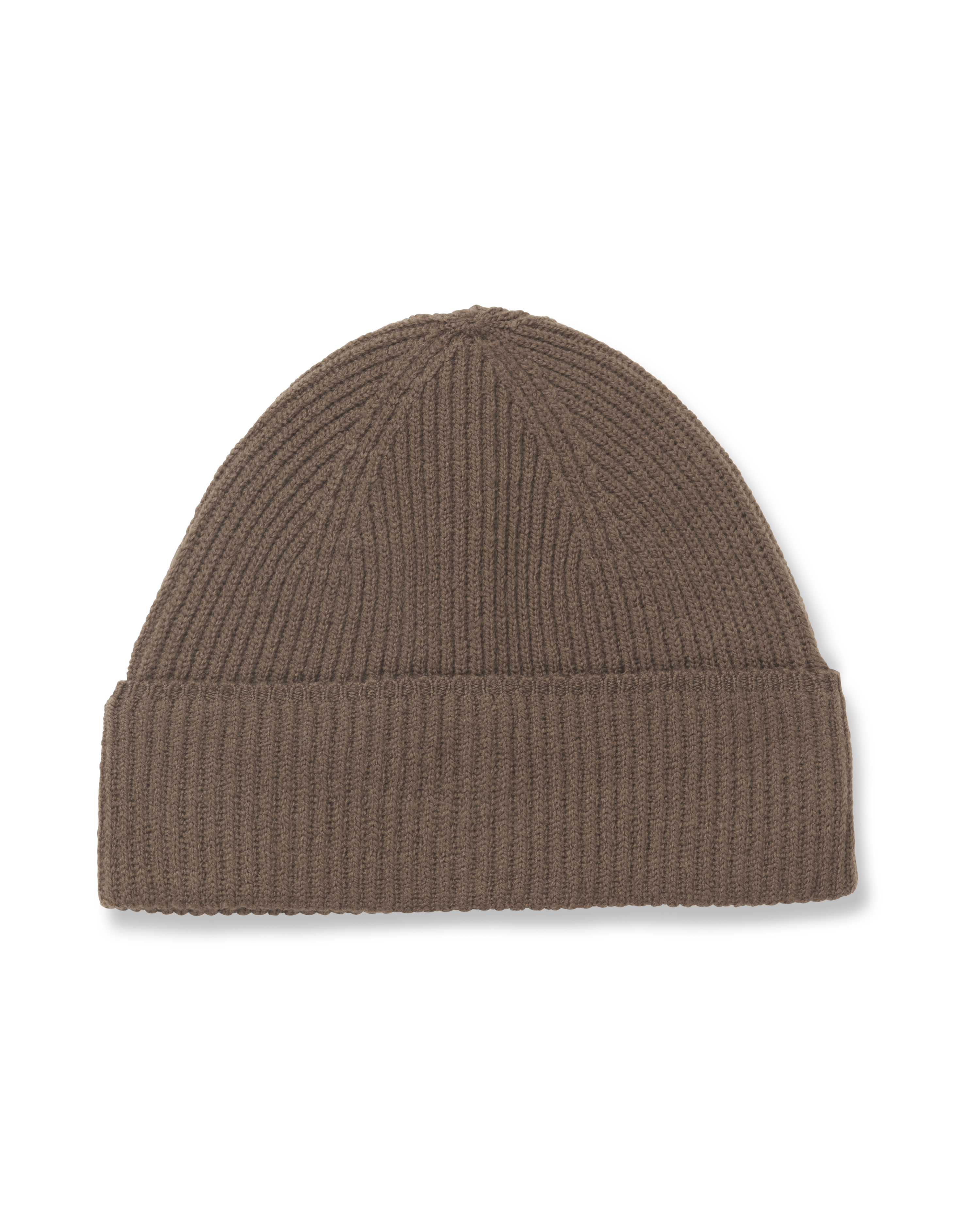 Off-Race Merino Knit Beanie - Ash Brown
