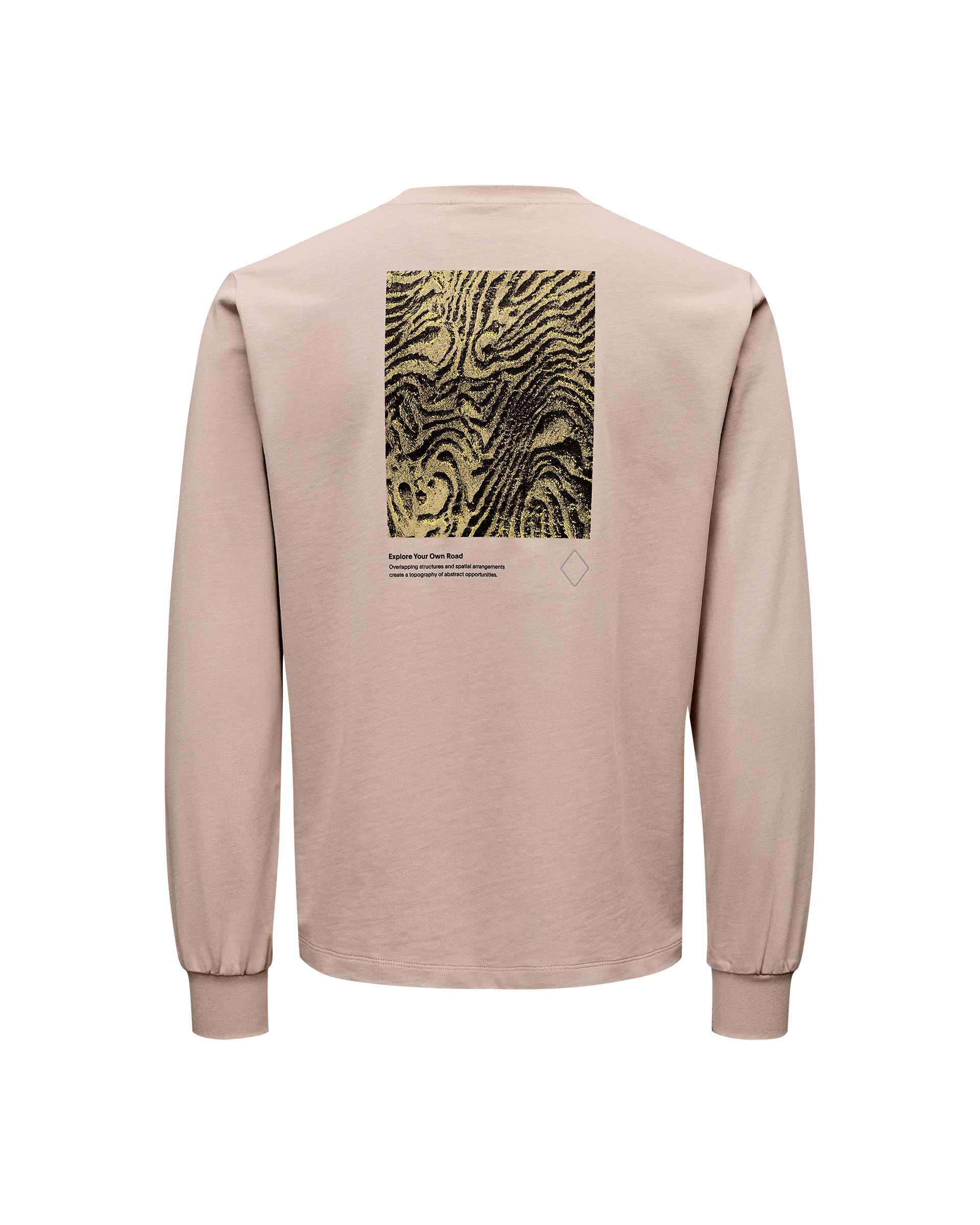 Off-Race Long Sleeve Graphic T-Shirt - Haze
