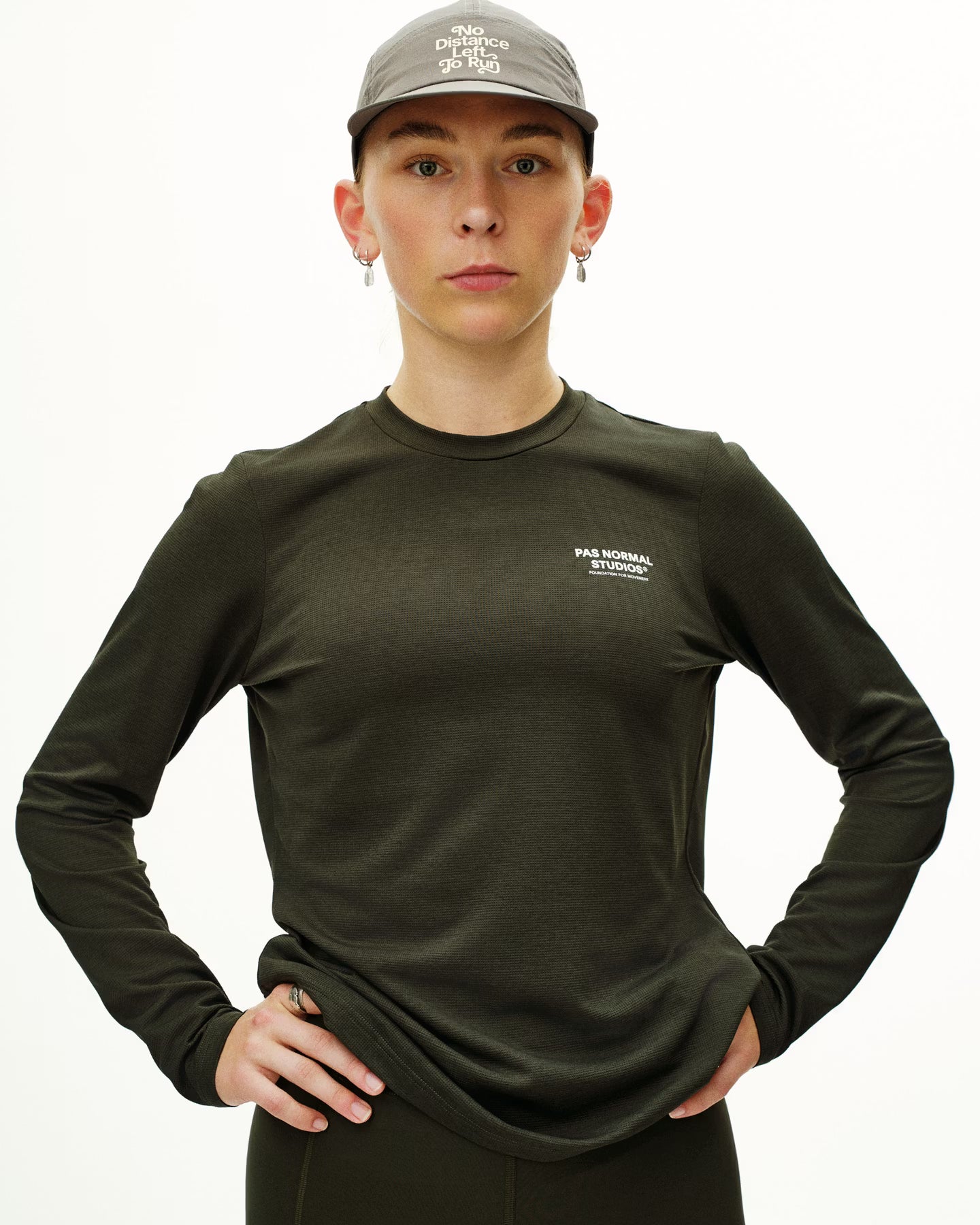 Women's Balance Long Sleeve T-shirt ND - Dark Olive