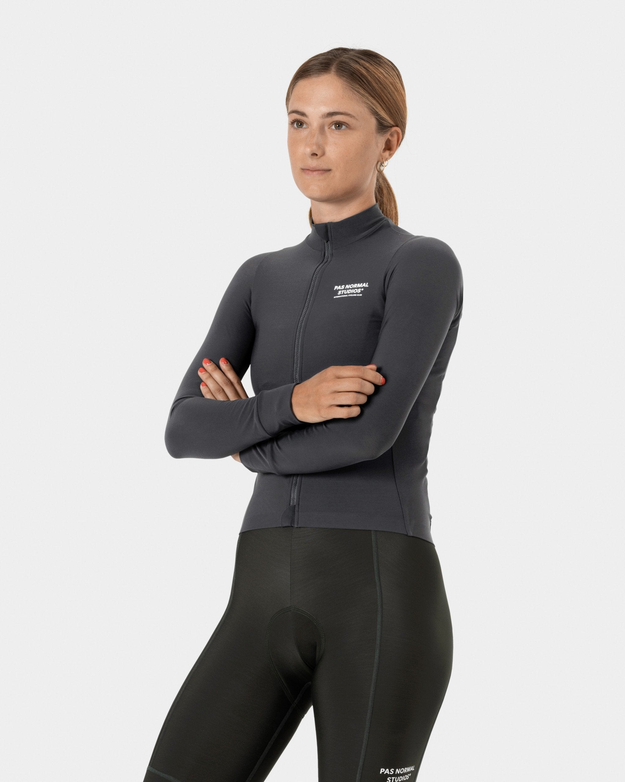 Women's Mechanism Long Sleeve Jersey - Anthracite