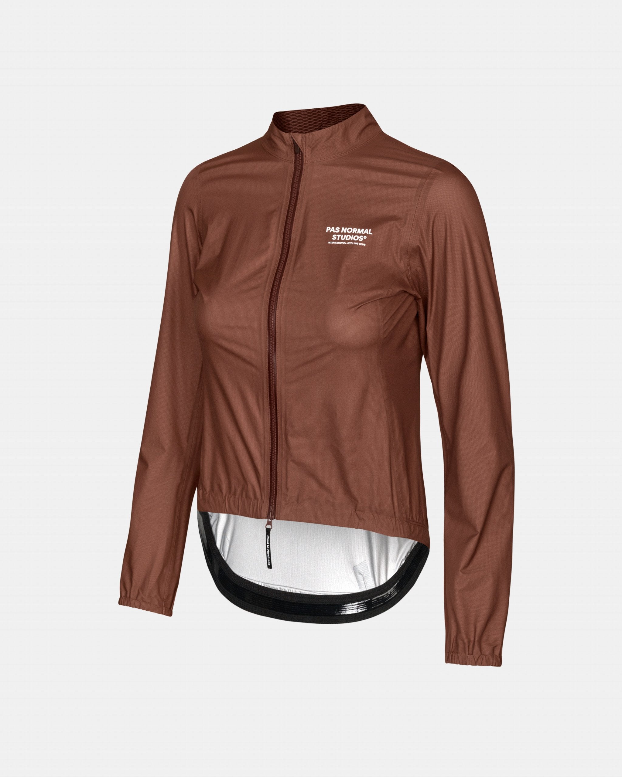 Women's Mechanism Pertex Rain Jacket - Dark Brown