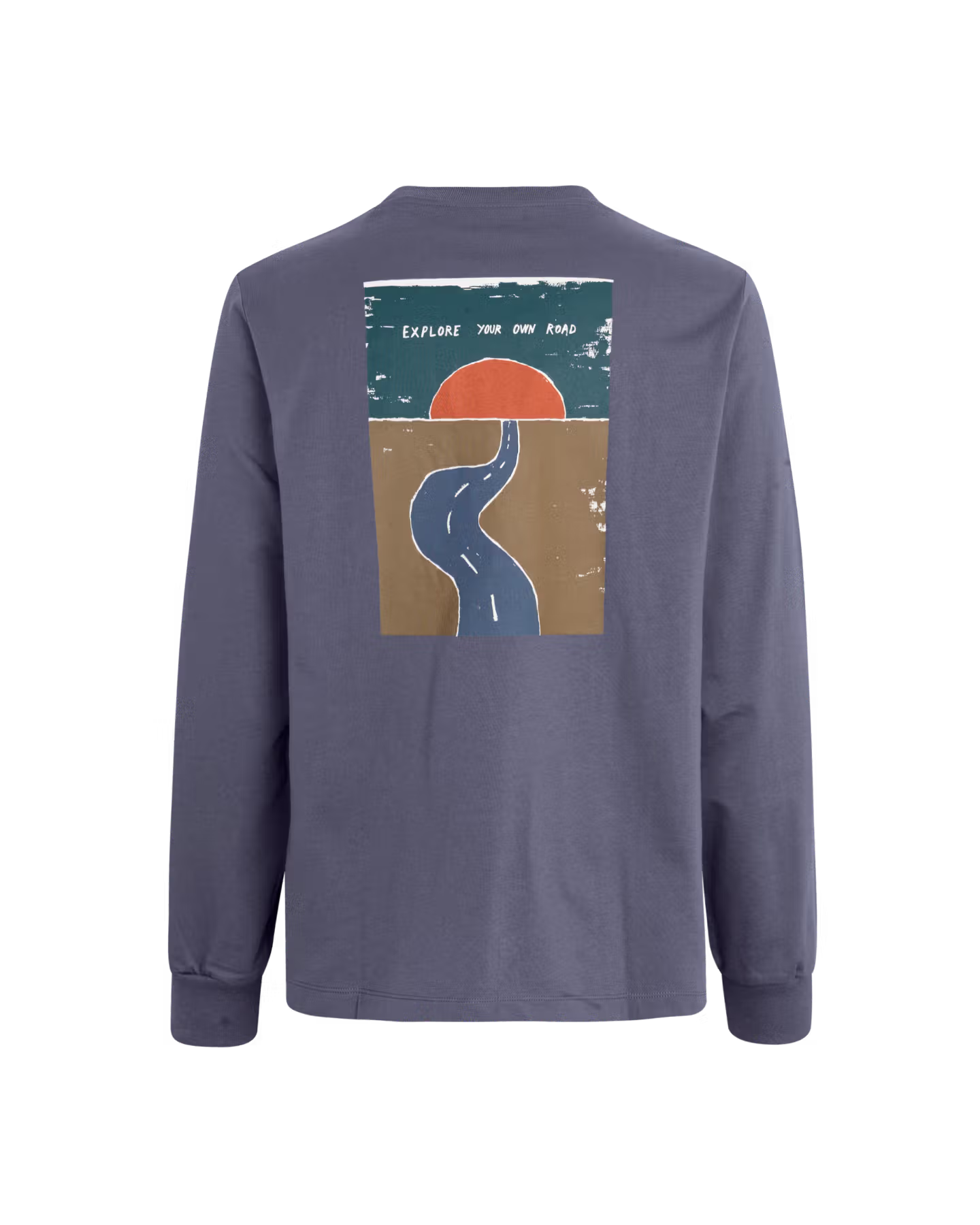 Off-Race Graphic Long Sleeve T-Shirt - Steel