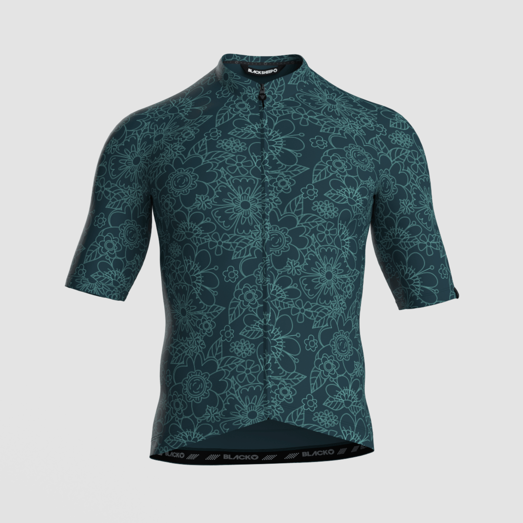 Men's Essentials Team Jersey - Petrol Floral