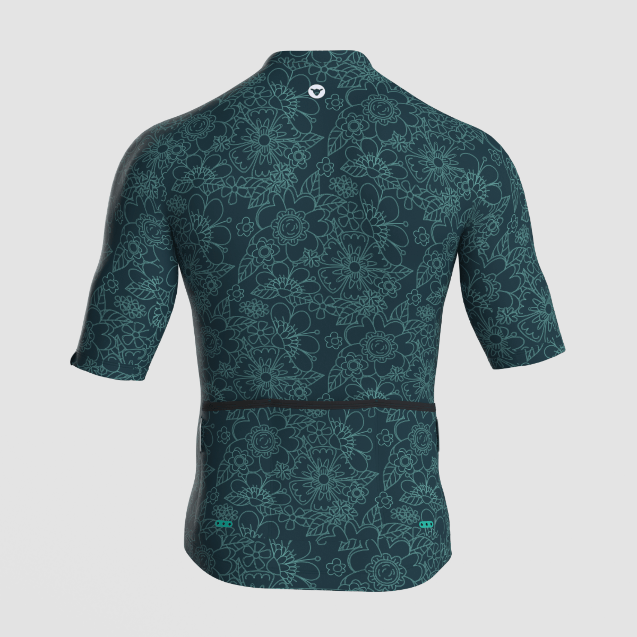 Men's Essentials Team Jersey - Petrol Floral