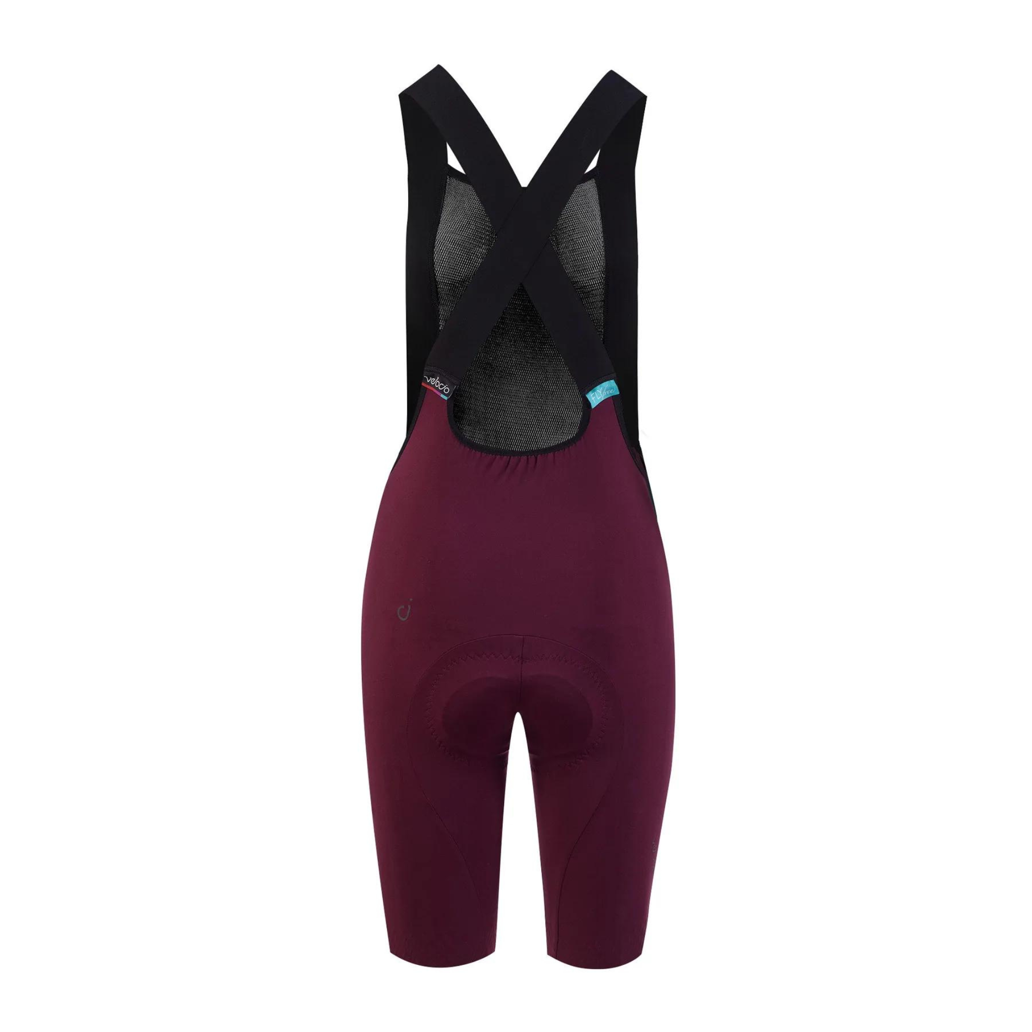 Women's LUXE Bib Shorts - Black Cherry