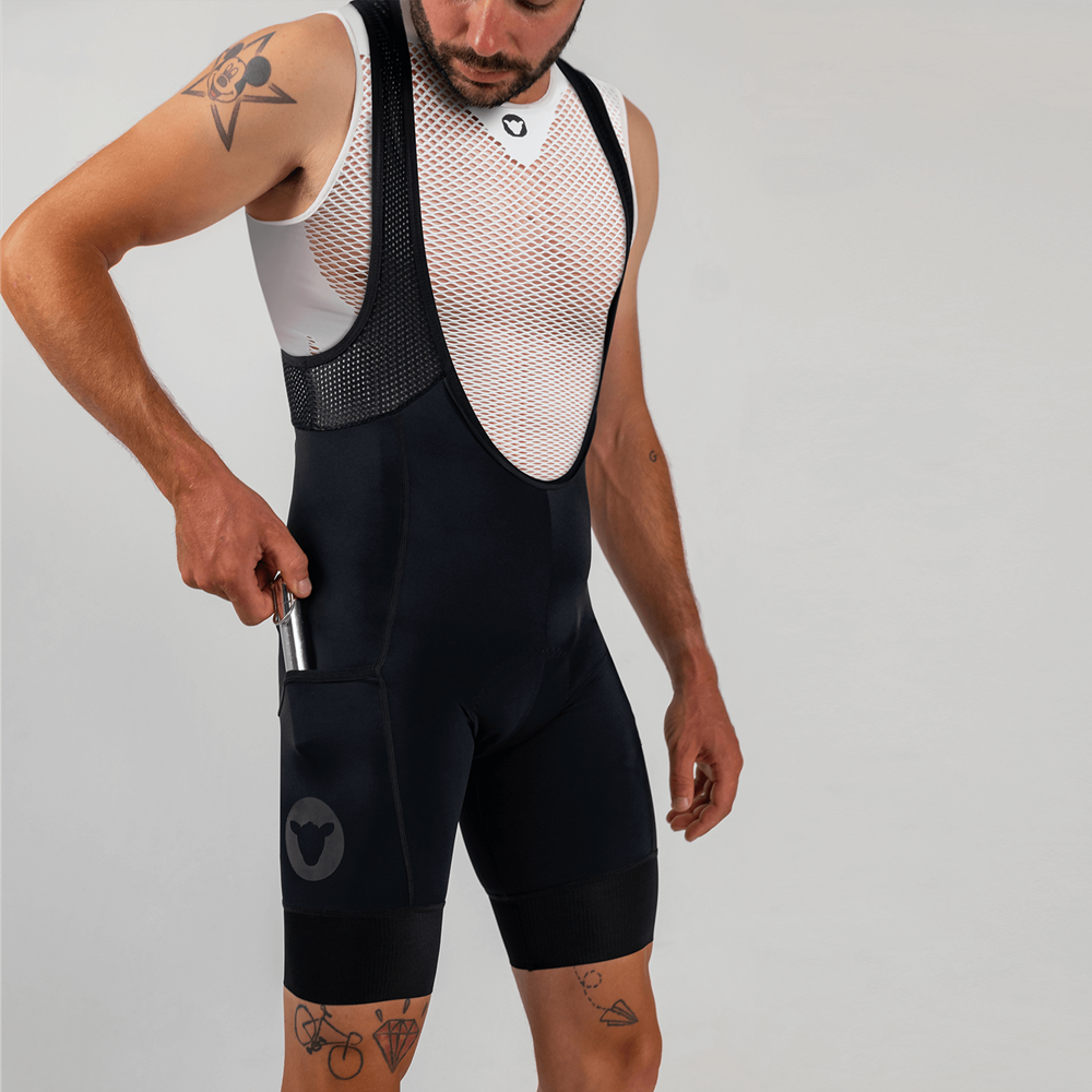 Men's ADV Cargo Bibs Black Velo Velo Singapore