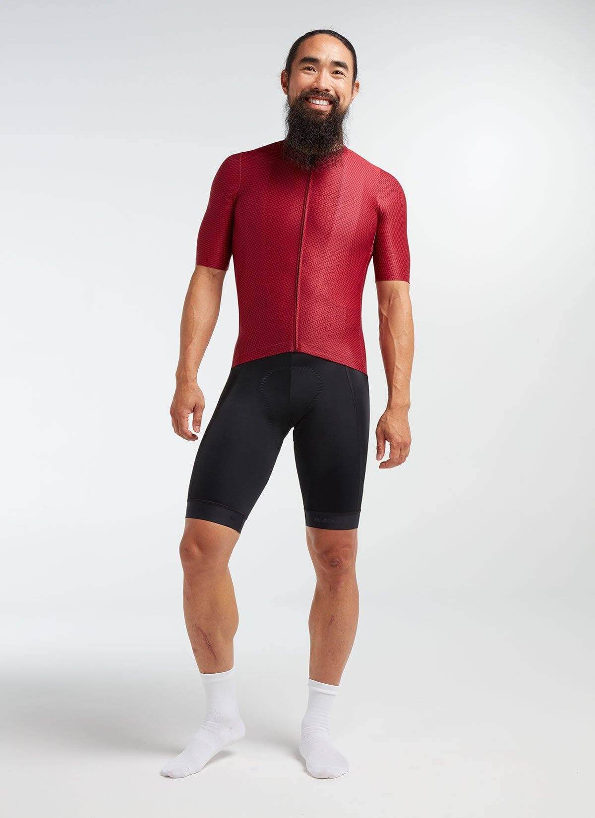 Men's Essentials Team Jersey - Jester Red Hatch