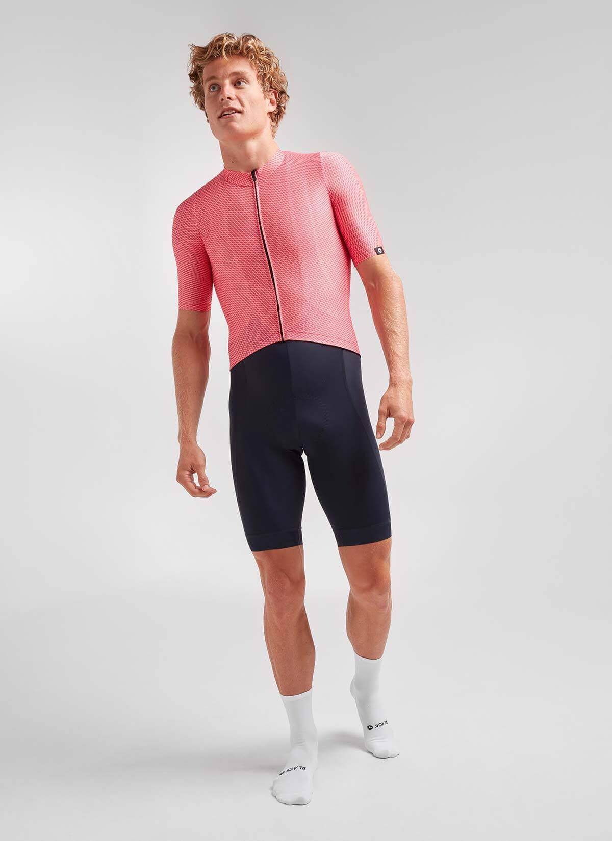 Men's Essentials Team Jersey - Pink Hatch