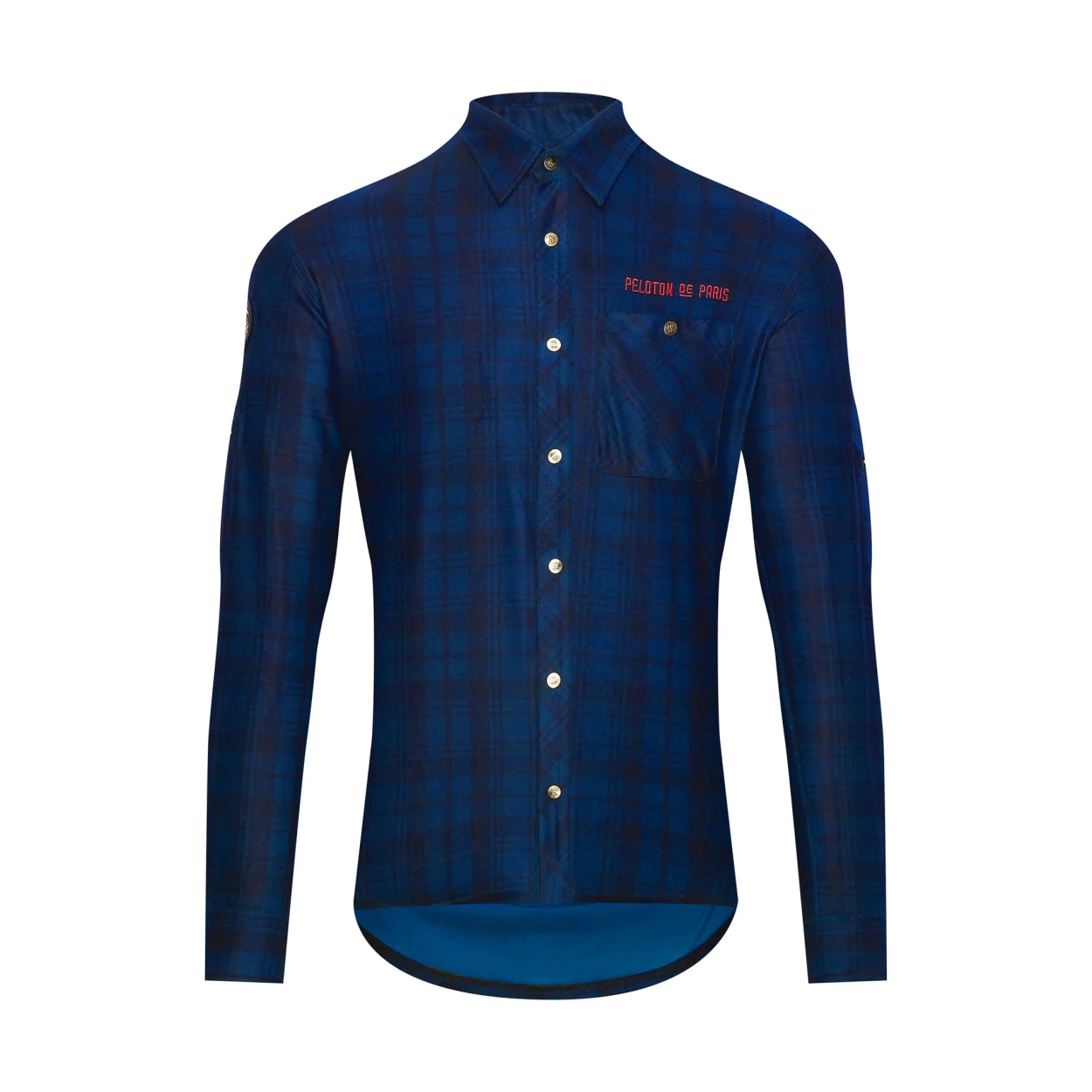 Men's Atlas Gravel Shirt - Blue Tartan