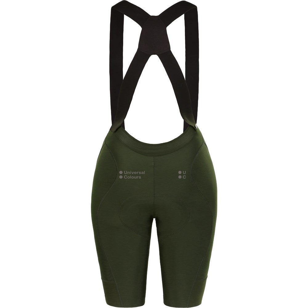 Women's Mono Bib Short - Canopy Green