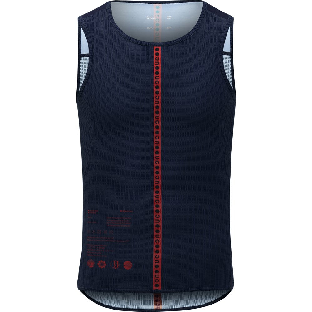 Men's Spectrum Sleeveless Base Layer - Navy