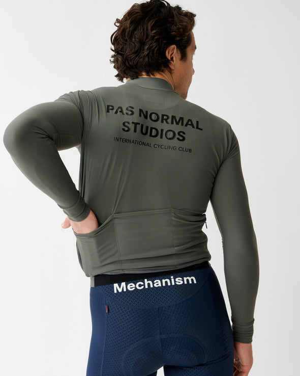 Men's Mechanism Long Sleeve Jersey - Dark Grey