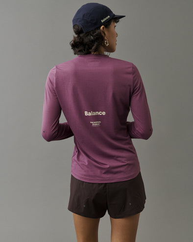 Women's Balance Long Sleeve T-shirt - Mauve