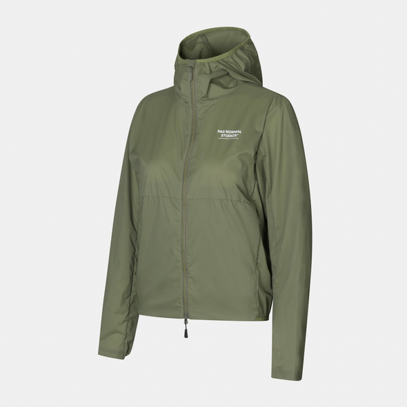 Women's Off-Race Stow Away Jacket - Army Green