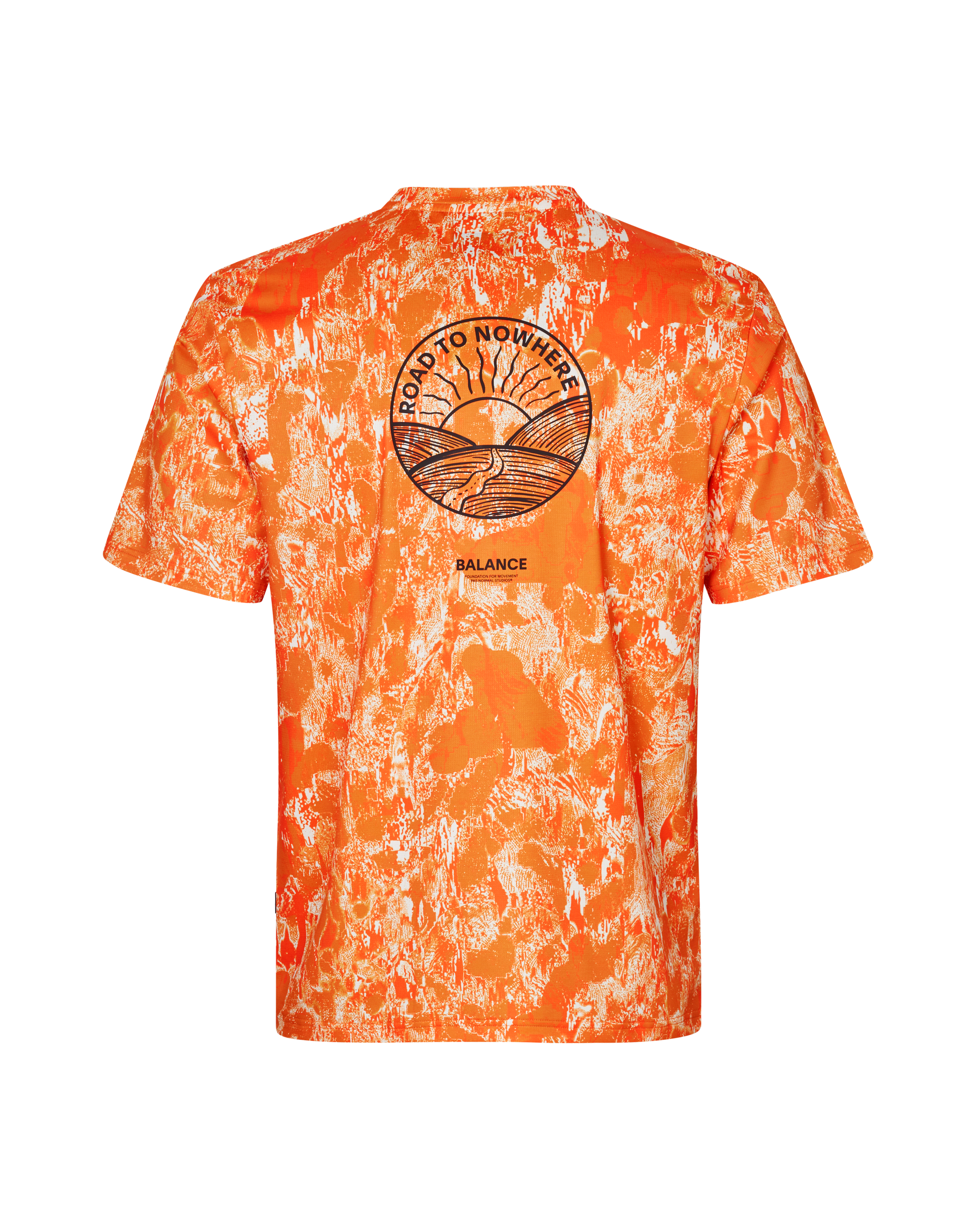 Men's Balance T-shirt - Orange AOP