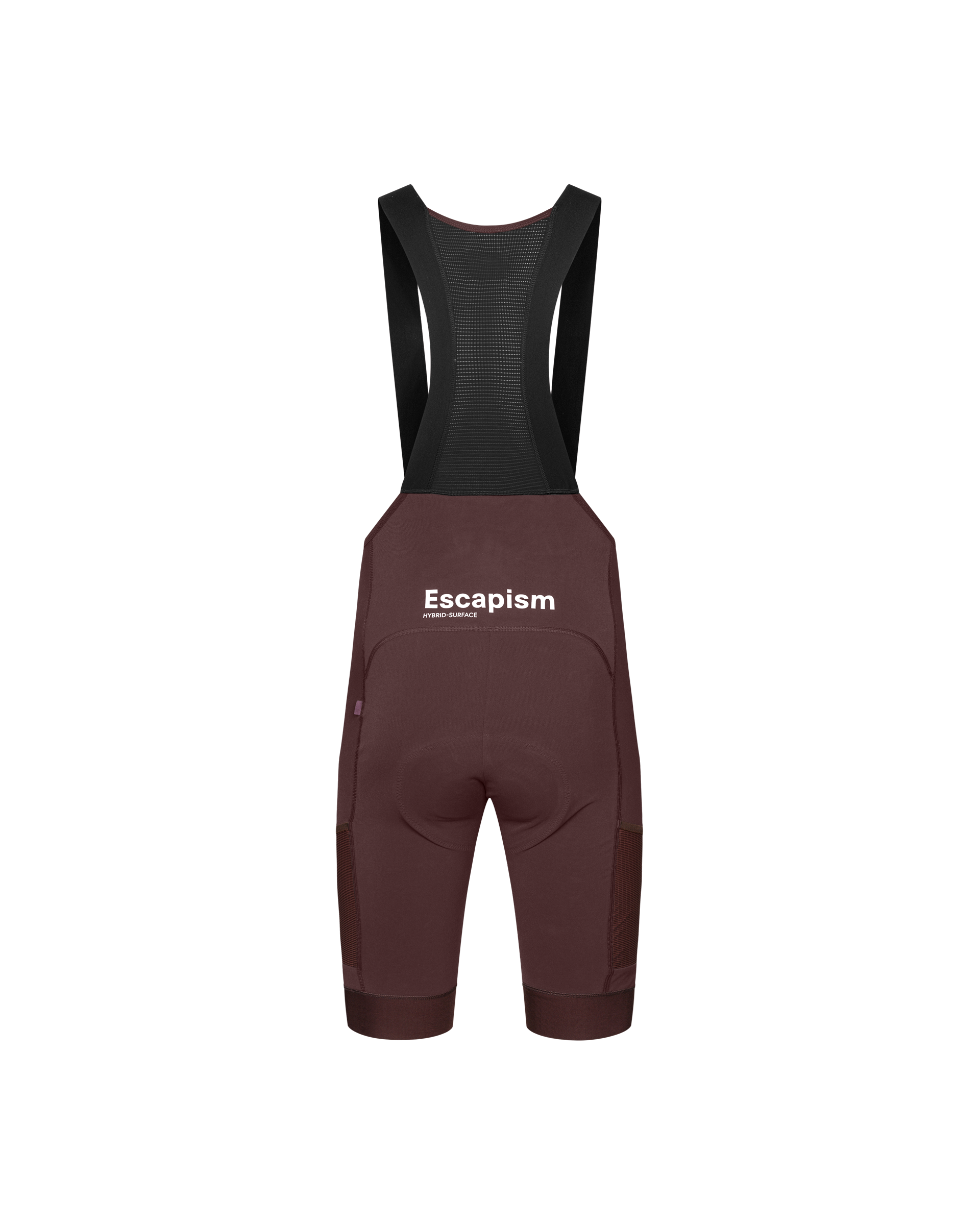 Men's Escapism Cargo Bibs - Dark Red
