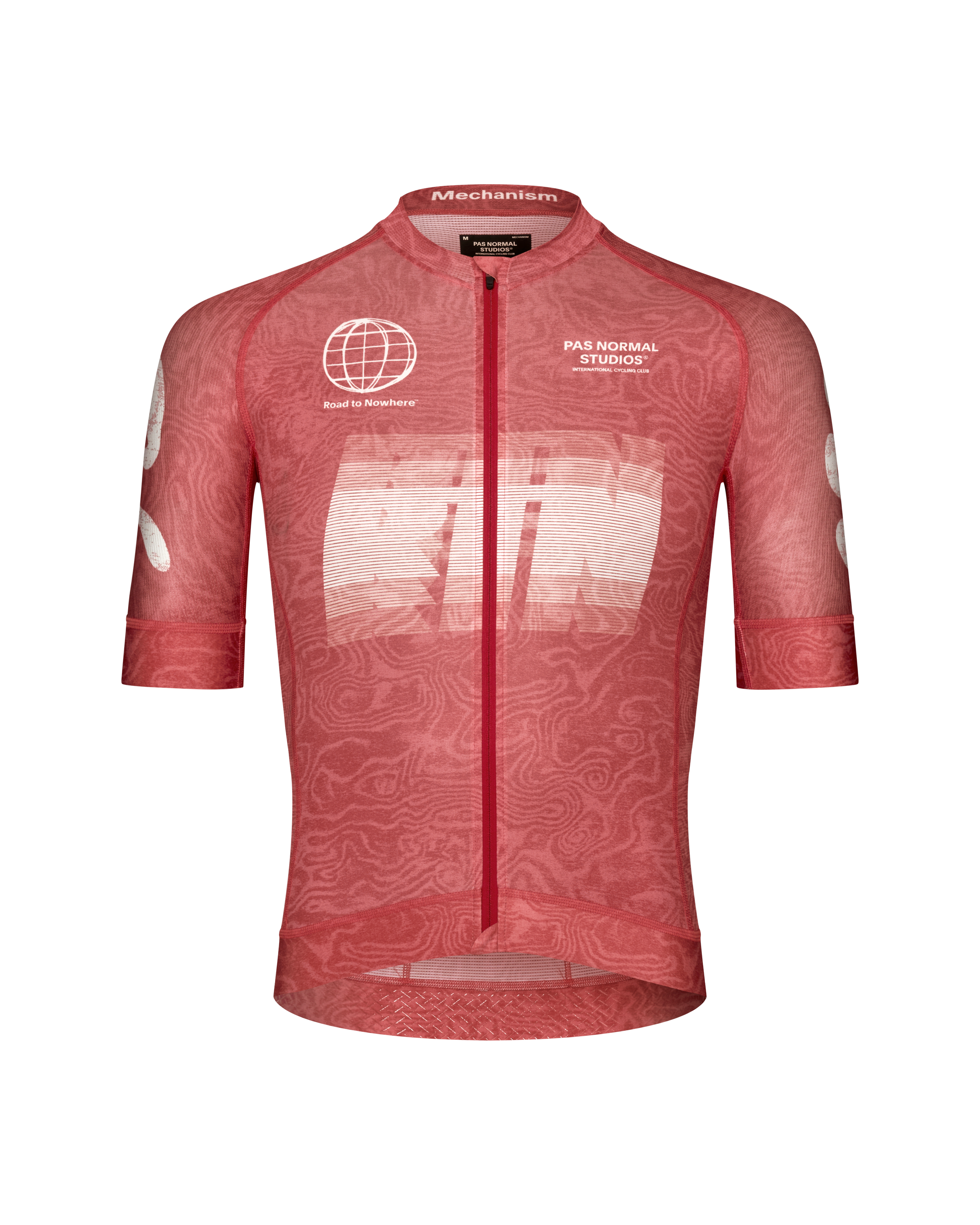 Men's Mechanism Logo Jersey - AOP RTN Classic red