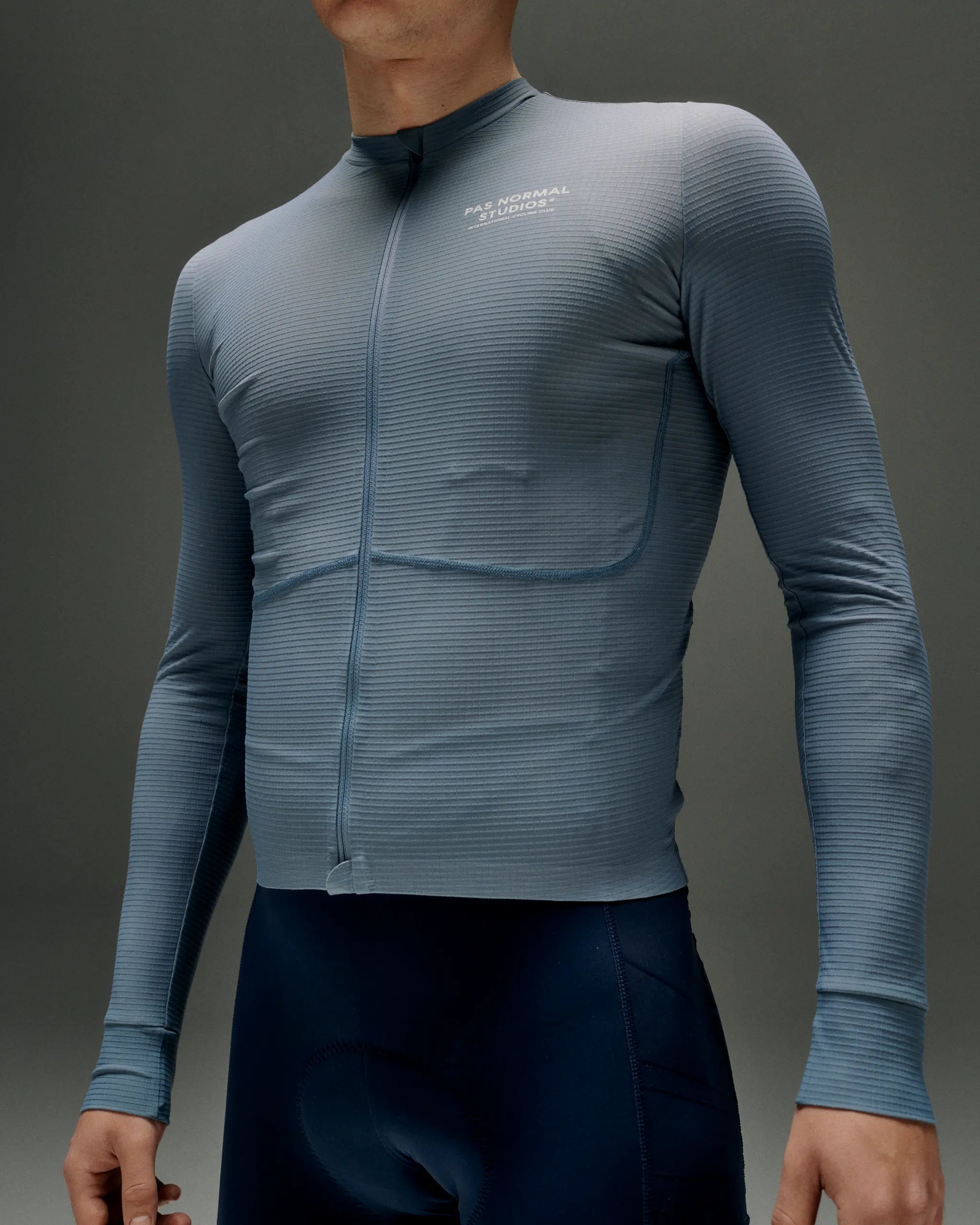 Men's Mechanism Pro Long Sleeve Jersey - Matt Blue