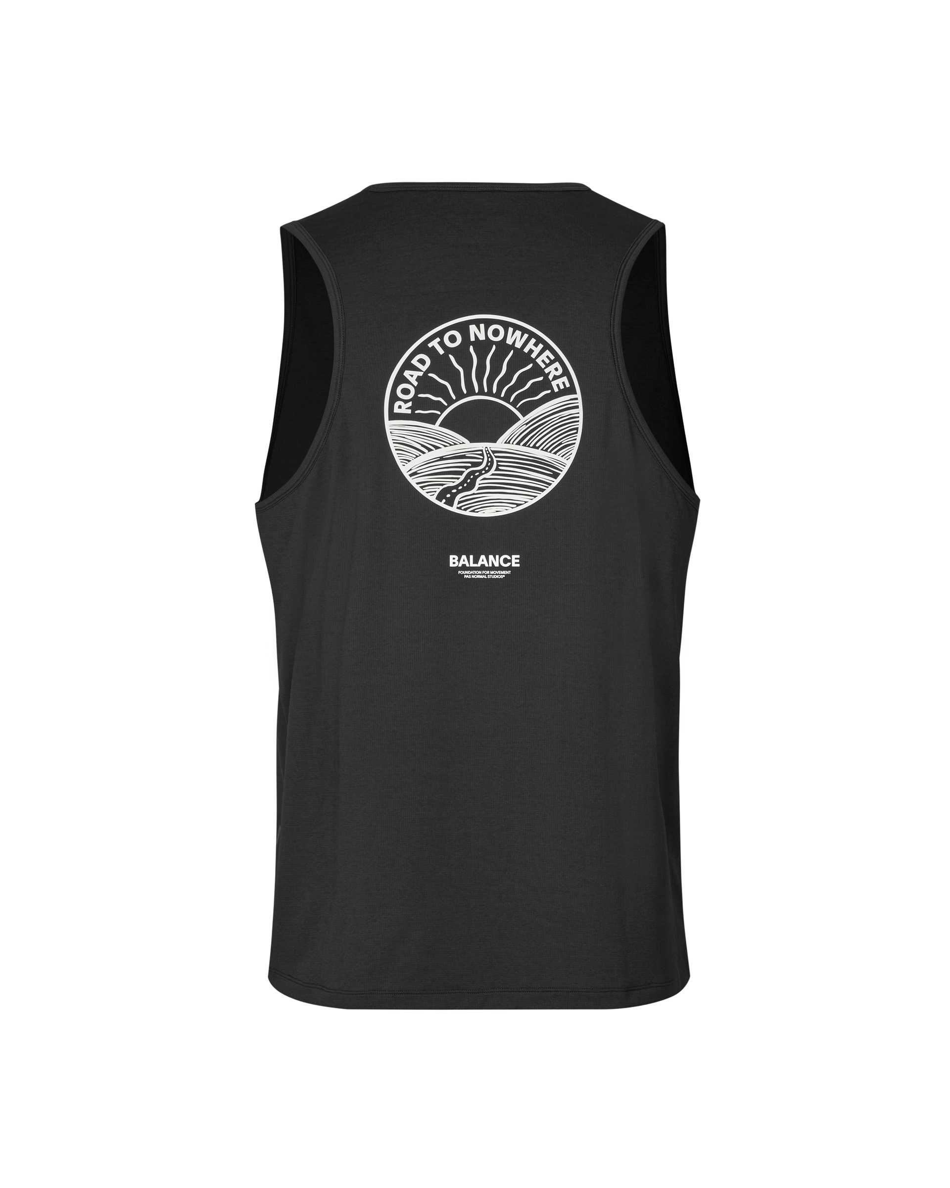 Men's Balance Singlet - Black