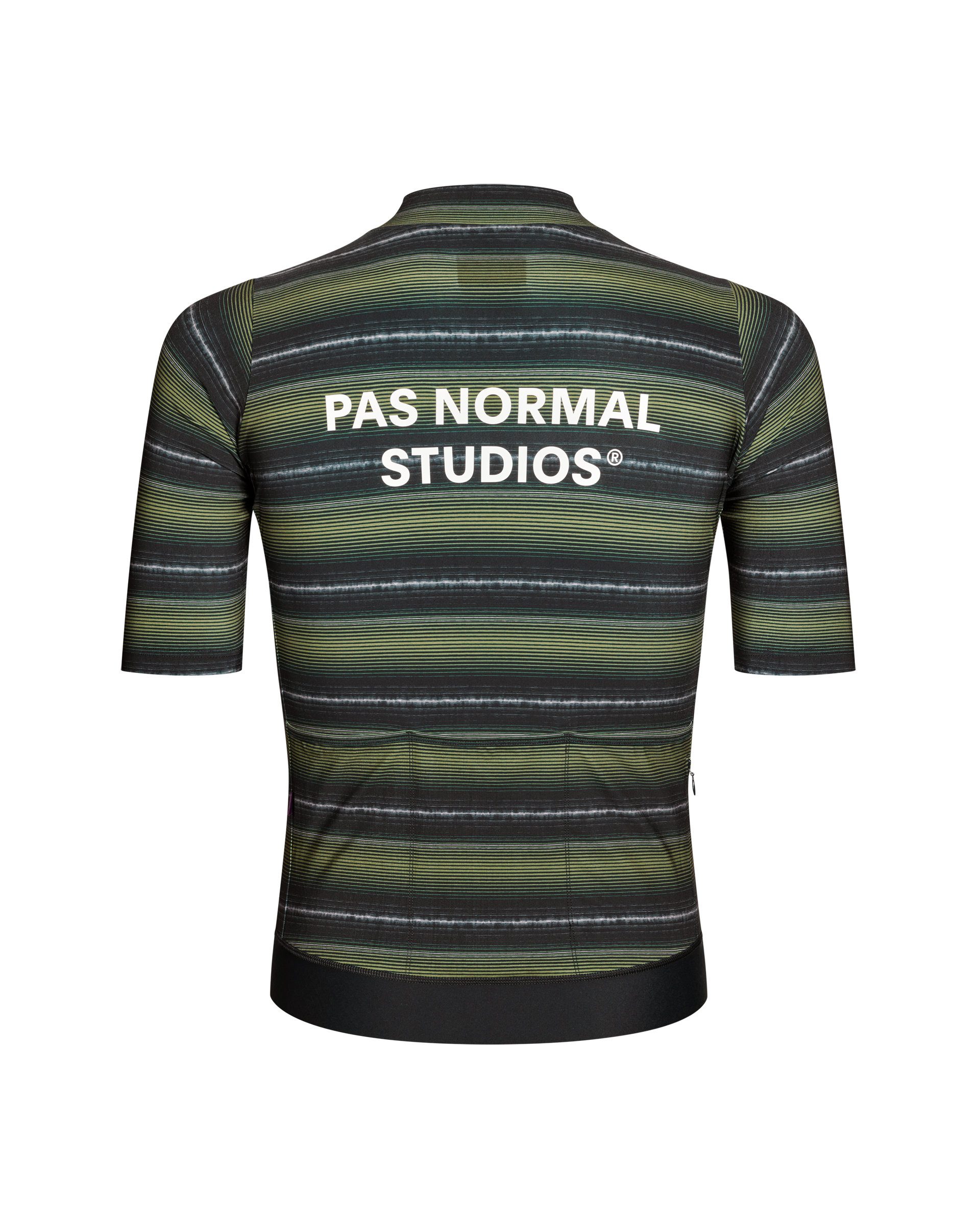 Men's Essential Jersey - Light Olive Stripe