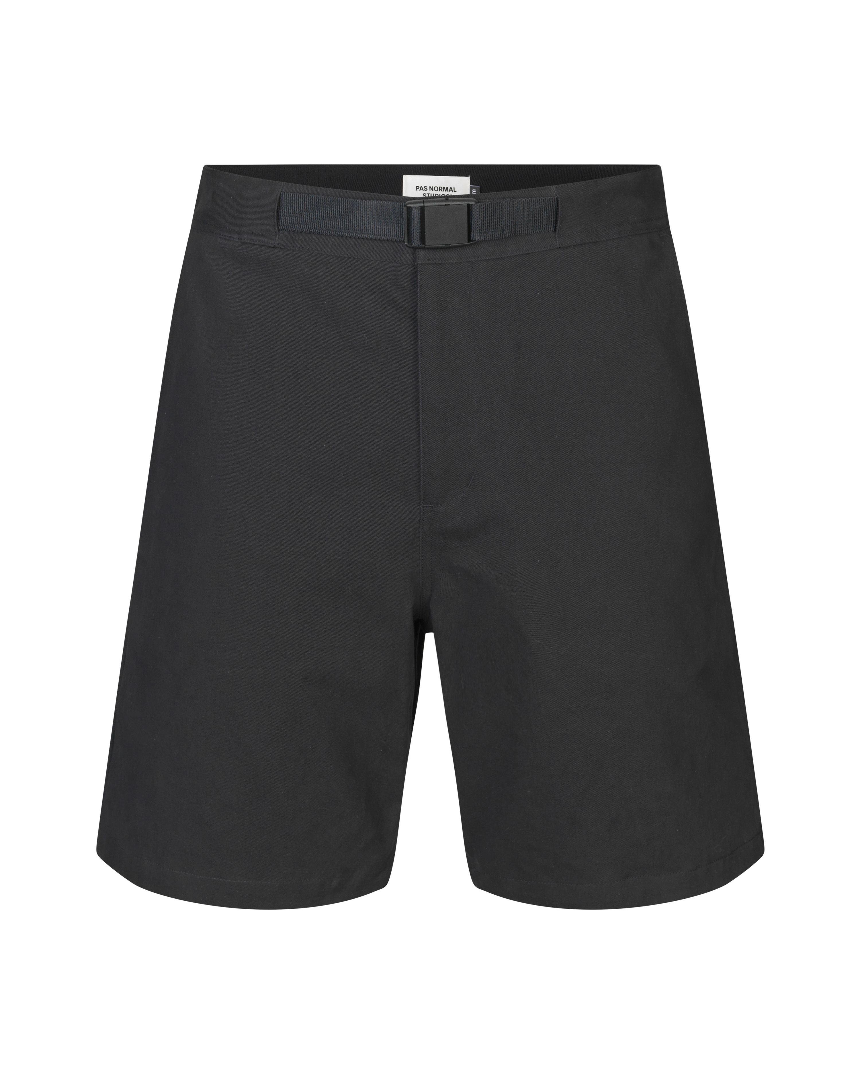 Off-Race Cotton Twill Shorts - Black