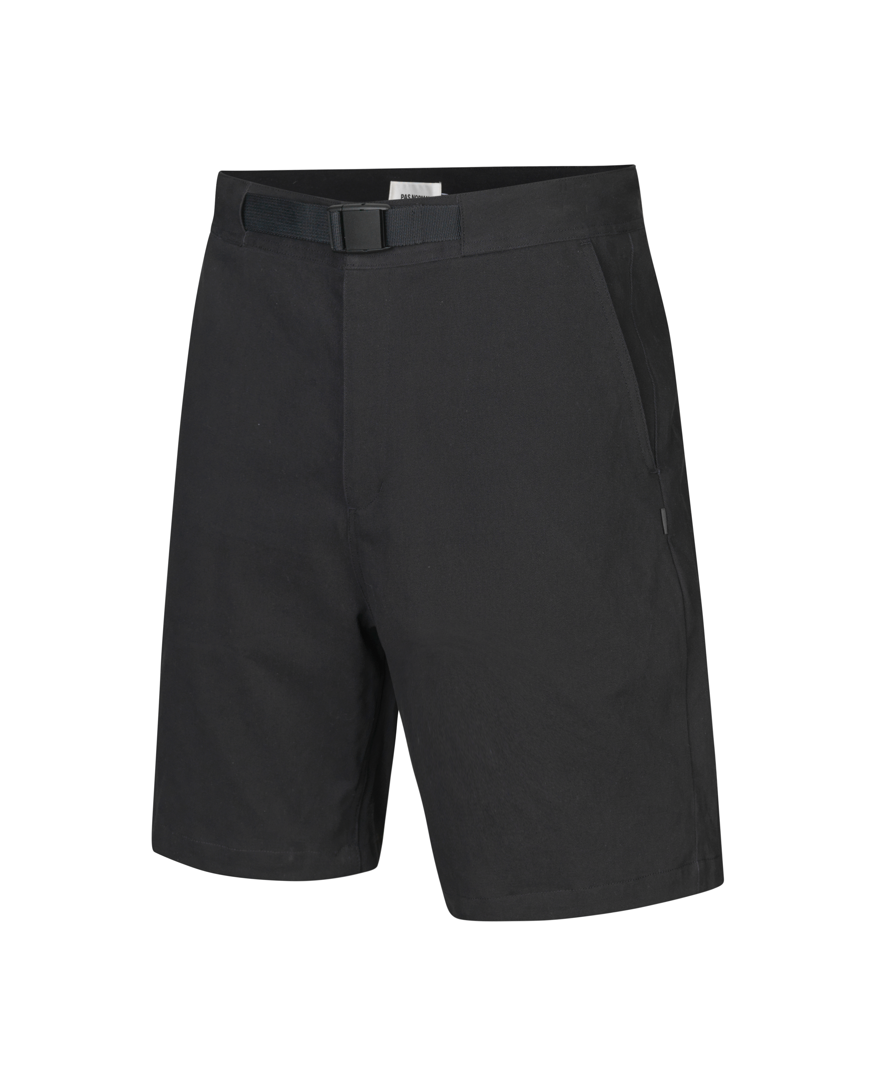 Off-Race Cotton Twill Shorts - Black