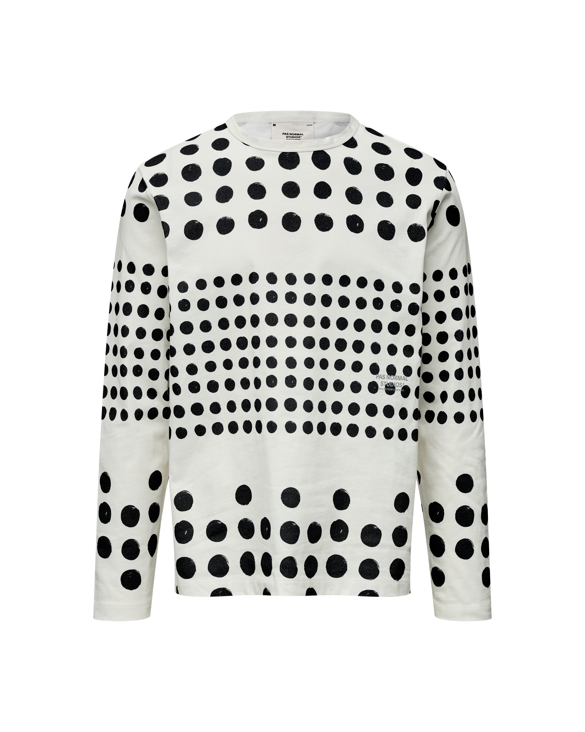 Off-Race Cotton Tech Long Sleeve T-Shirt - Off White