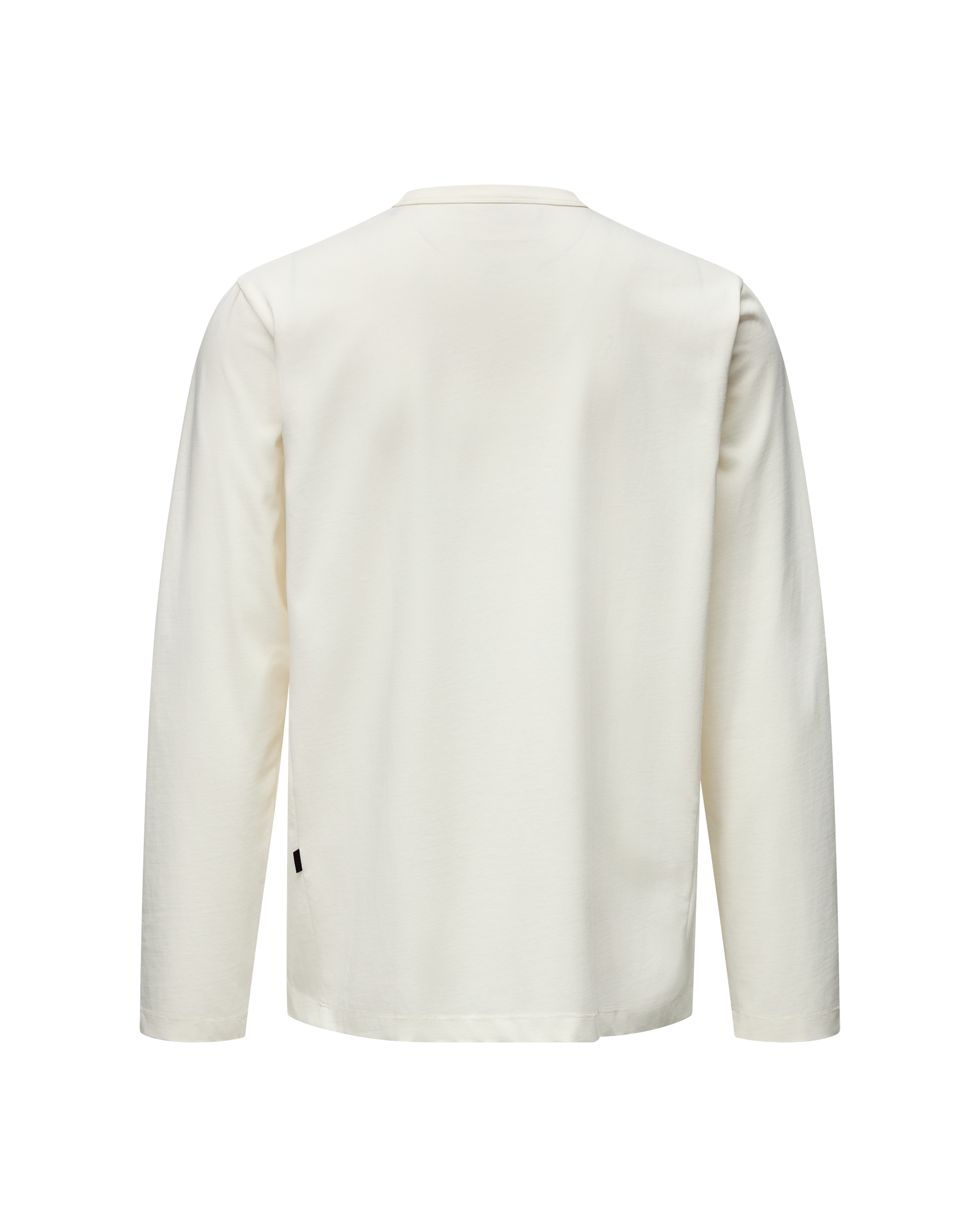 Off-Race Cotton Tech Graphic Long Sleeve T-Shirt - Off White