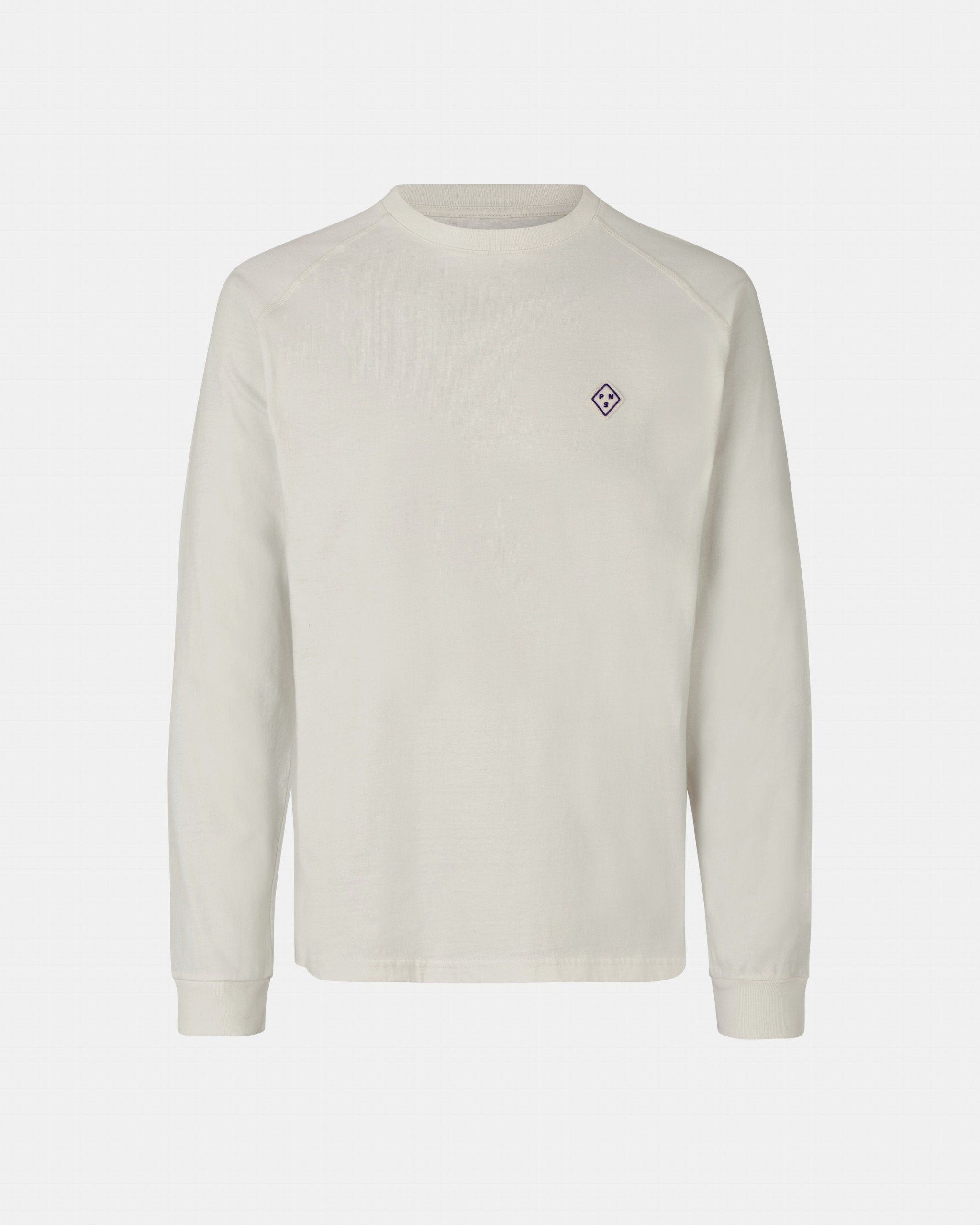 Off-Race Patch Long Sleeve T-Shirt - Off White