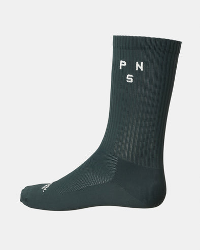 Off-Race Ribbed Socks - Petroleum