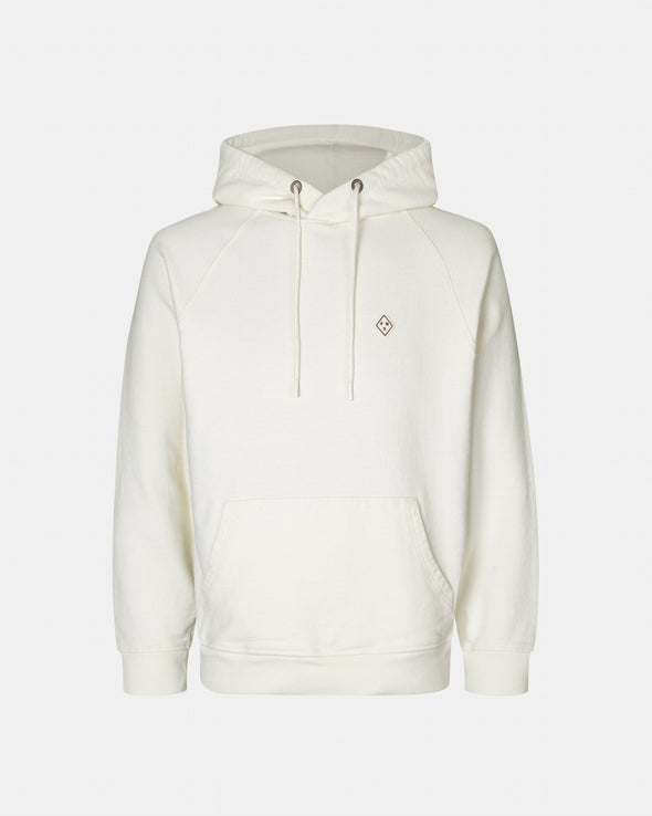 Off-Race Patch Hoodie - Off White