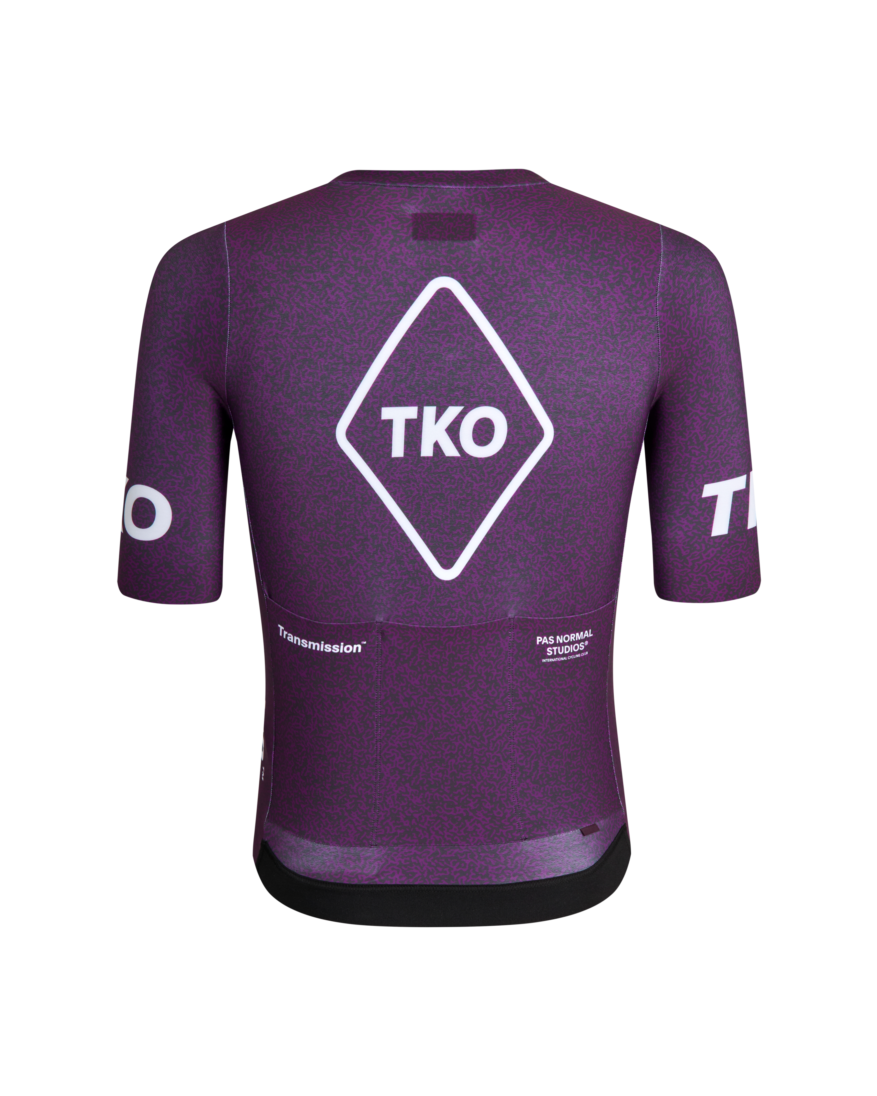 Men's T.K.O. Winter Short Sleeve Jersey - Dark Purple Transmission
