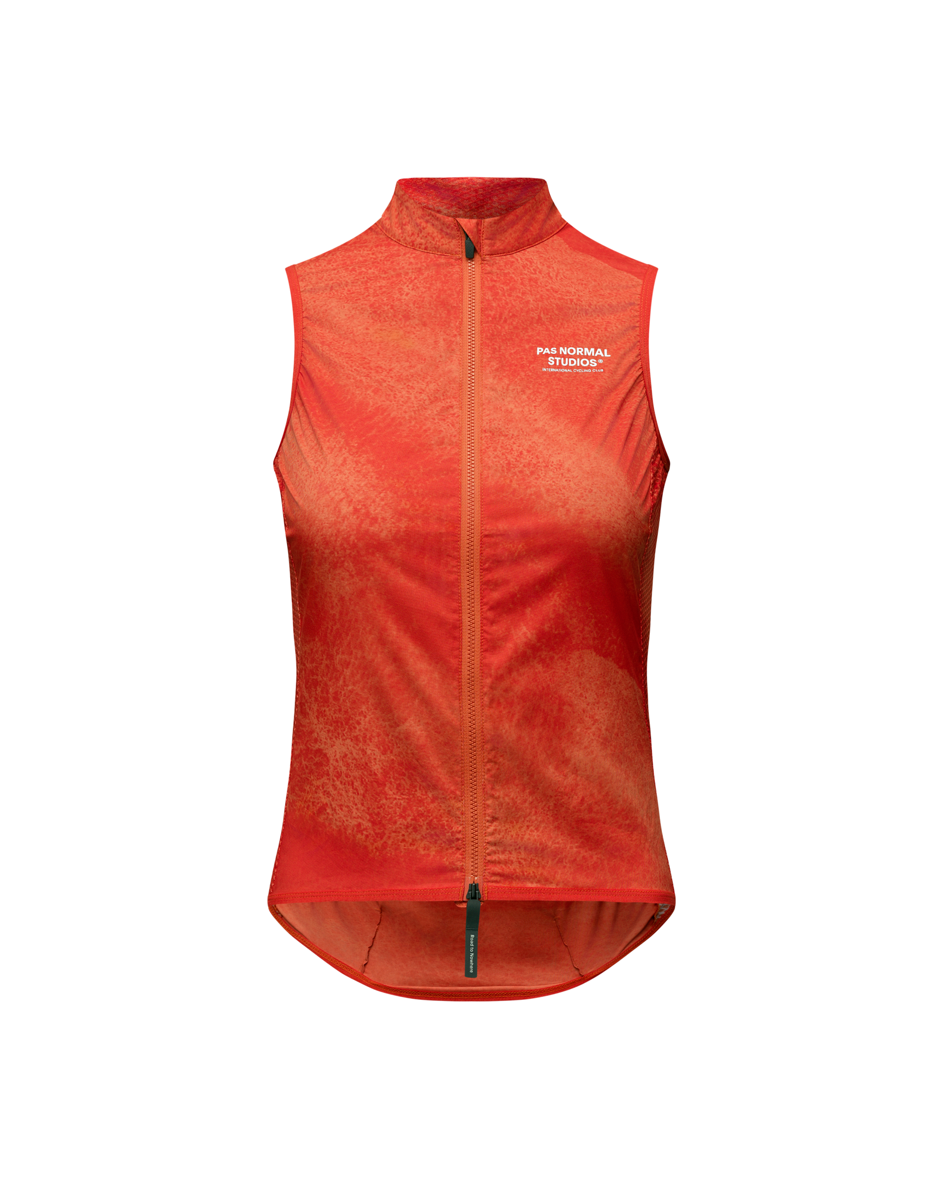 Women's Mechanism Stow Away Gilet - AOP Hibiscus Orange