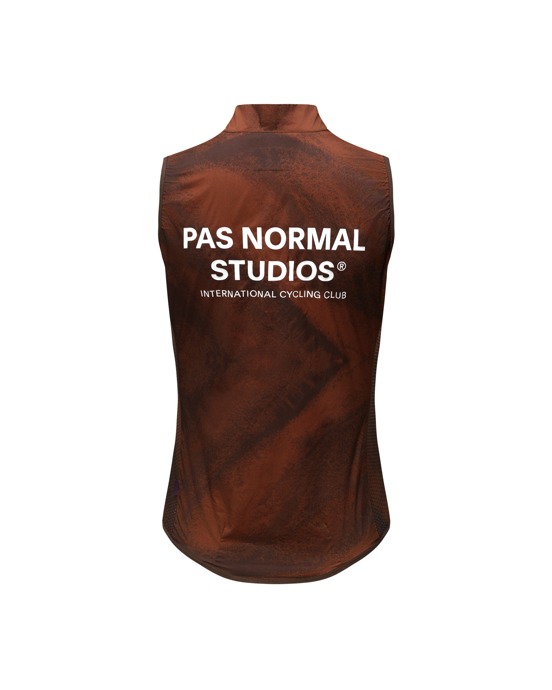 Women's Mechanism Stow Away Gilet - AOP Light brown