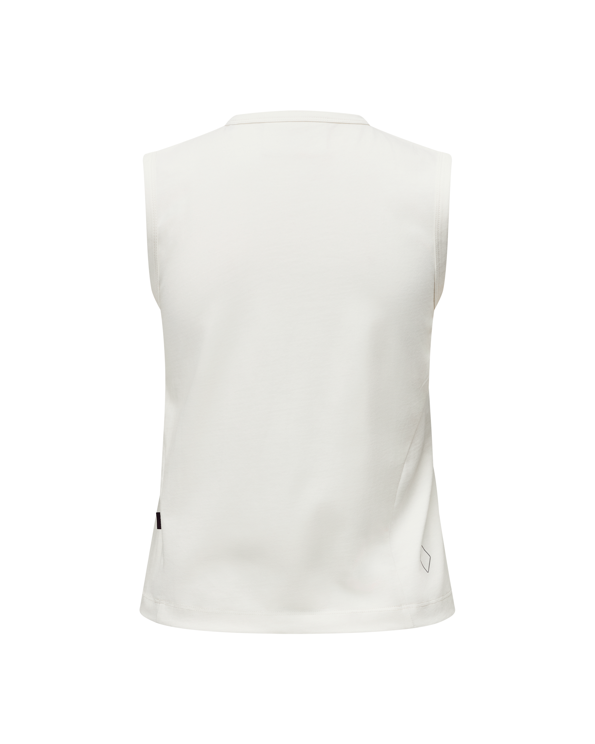 Women's Off-Race Cotton Tech Top - Off White