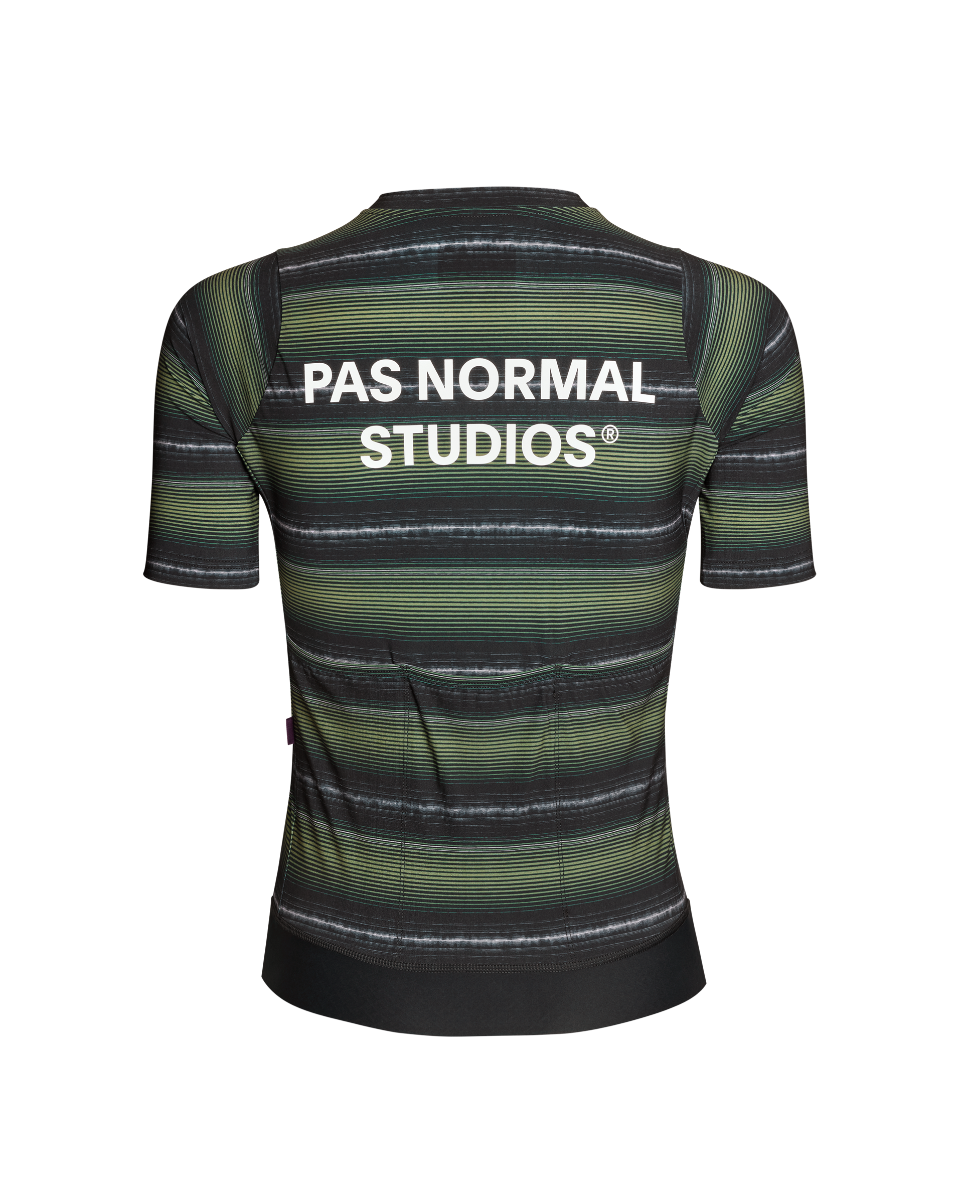 Women's Essential Jersey - Light Olive Stripe