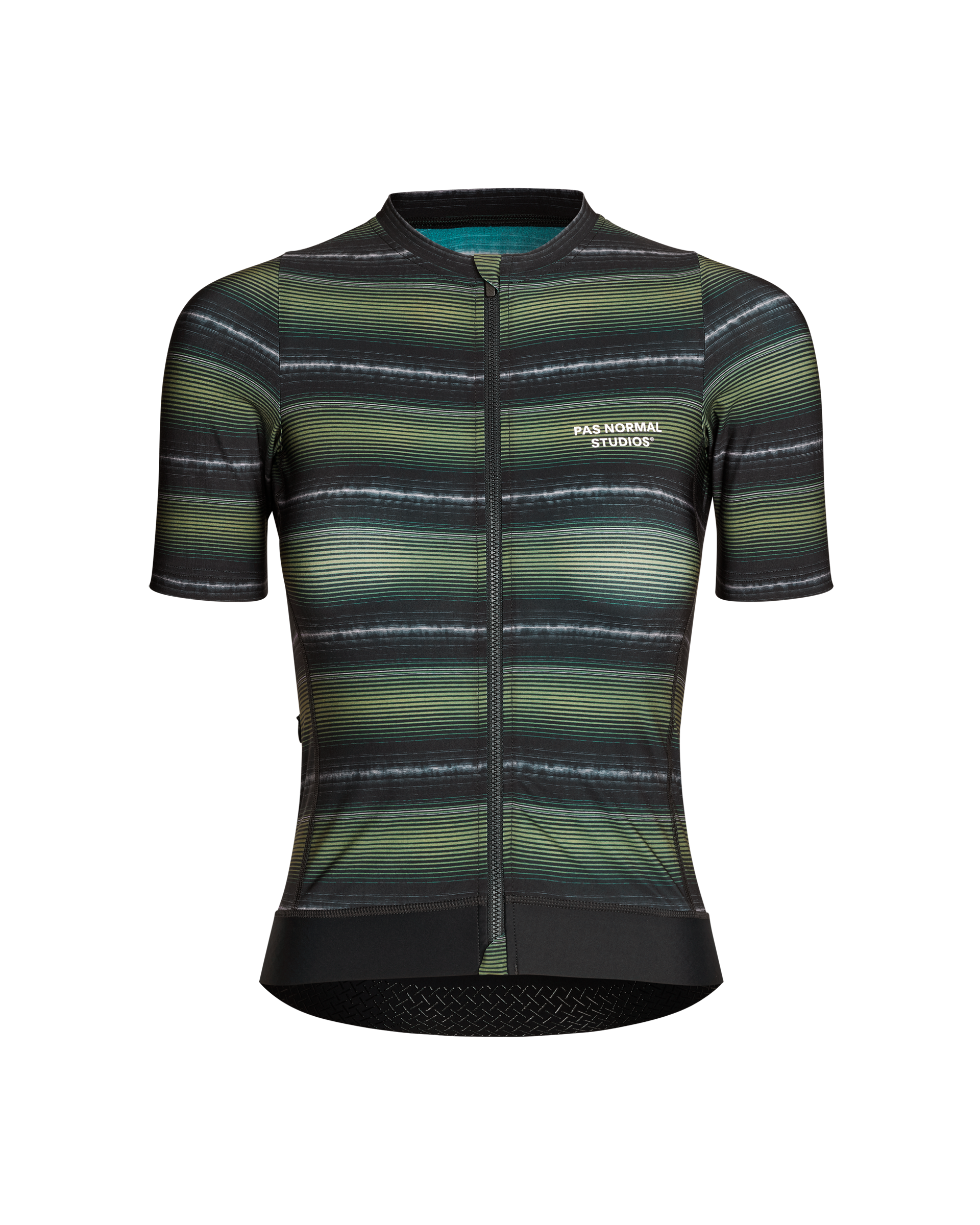 Women's Essential Jersey - Light Olive Stripe