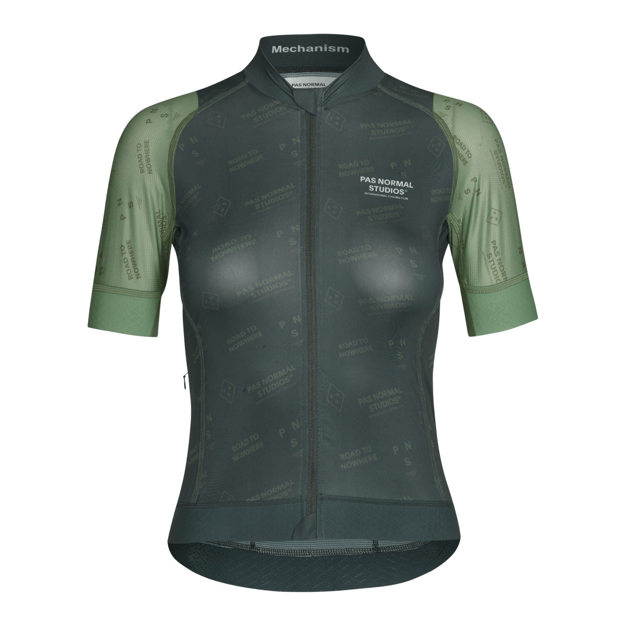 Women's Mechanism Late Drop Jersey - Dark Moss Contrast