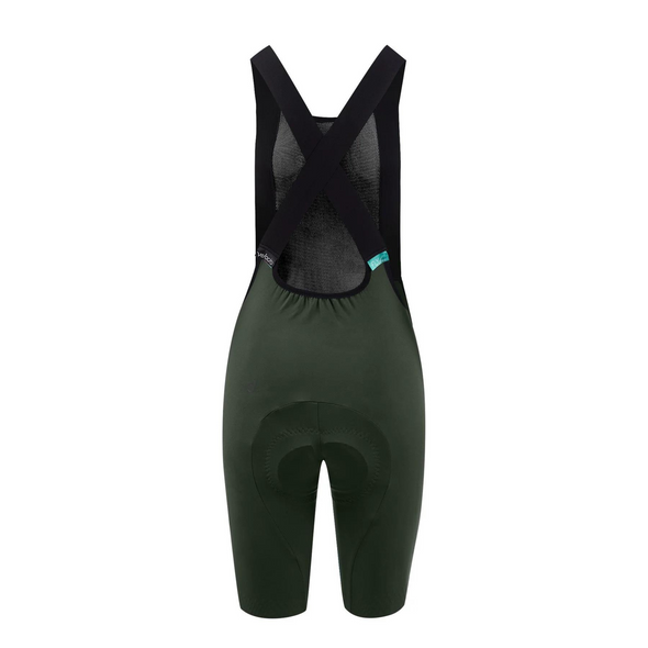 Women LUXE Bib Shorts - Dark Olive