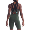 Women LUXE Bib Shorts - Dark Olive