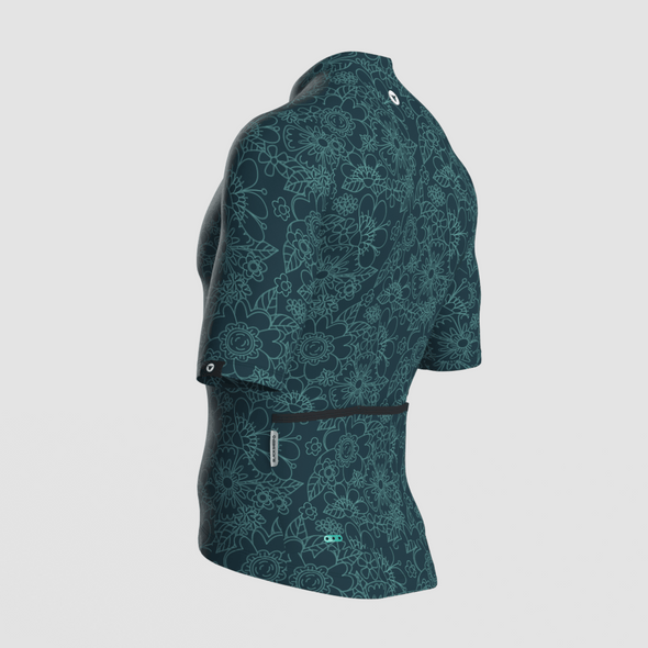 Men's Essentials Team Jersey - Petrol Floral
